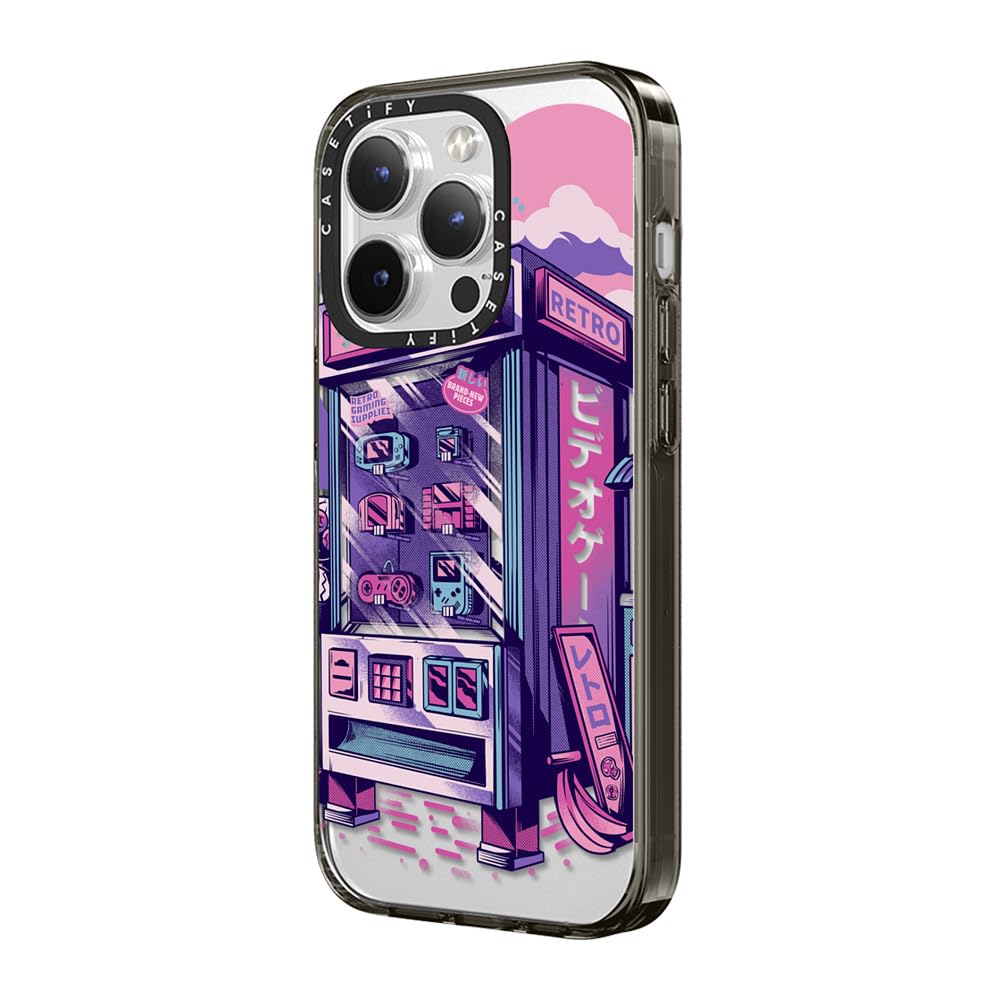 Casetify Compact Iphone 15 Pro Max Case [2X Military Grade Drop Tested / 4Ft Drop Protection]   Art Prints   Retro Vending Machi