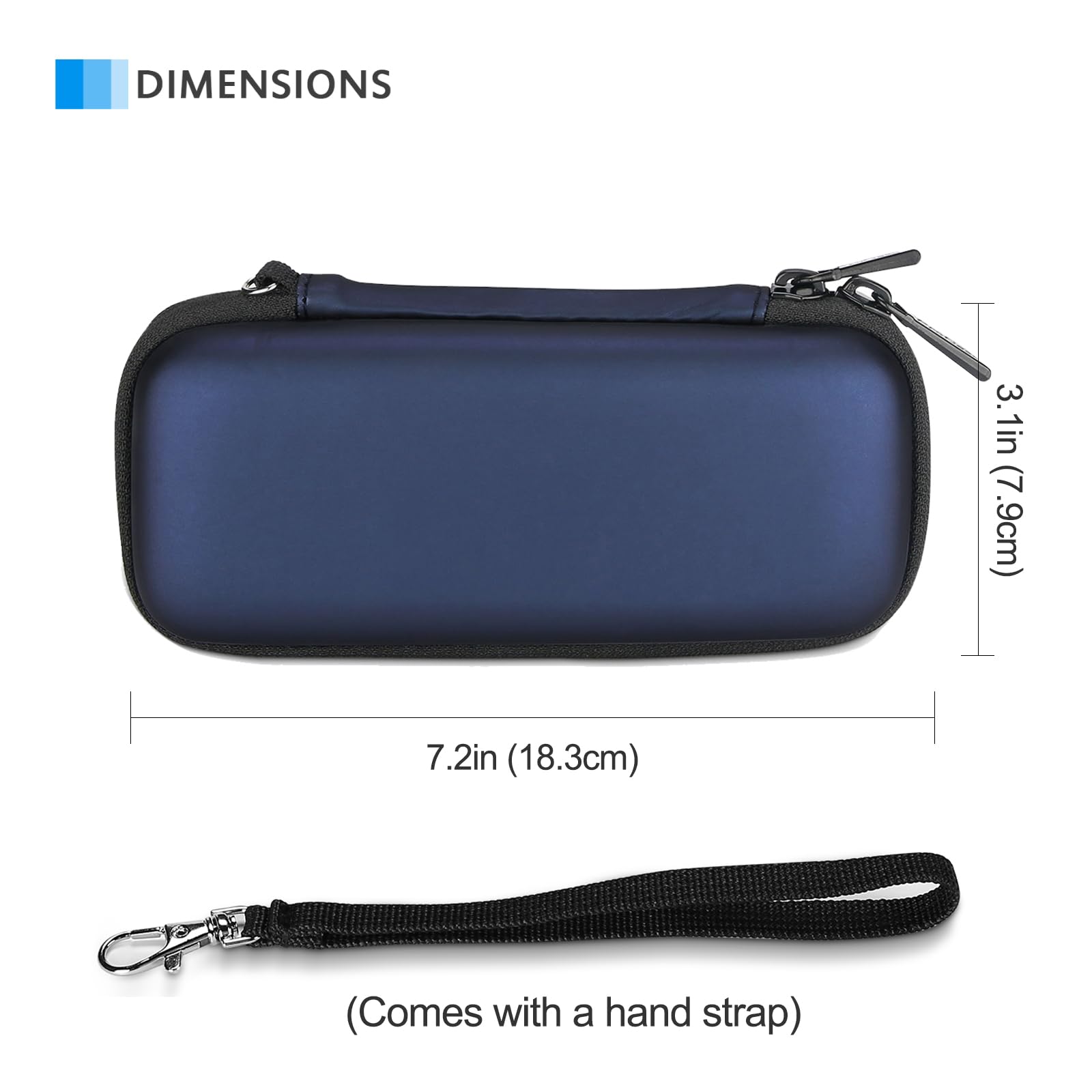 Procase Hard Case For Hybrid Electric Trimmer And Shaver, Travel Organizer Carrying Bag For Qp2520 Qp2530 Qp2620 Qp2630  Black