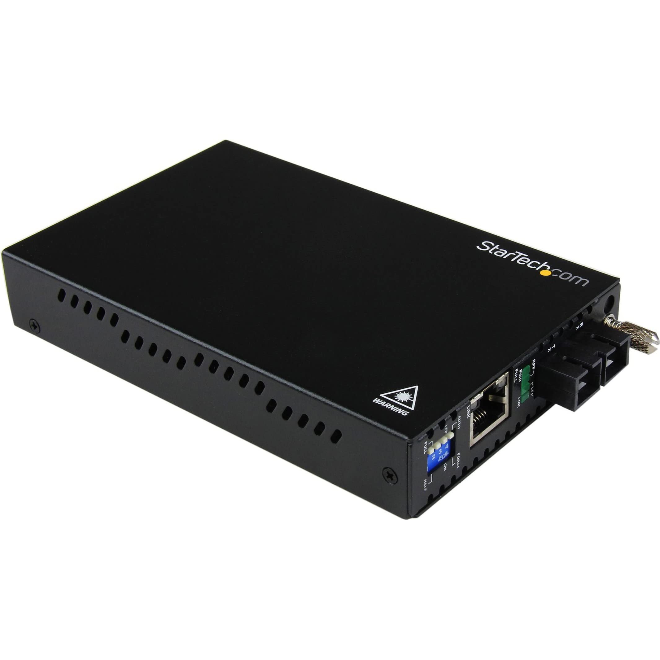 Startech.Com Multimode (Mm) Sc Fiber Media Converter For 1Gbe Network   550M Range   Gigabit Ethernet  Remote Monitoring   850Nm