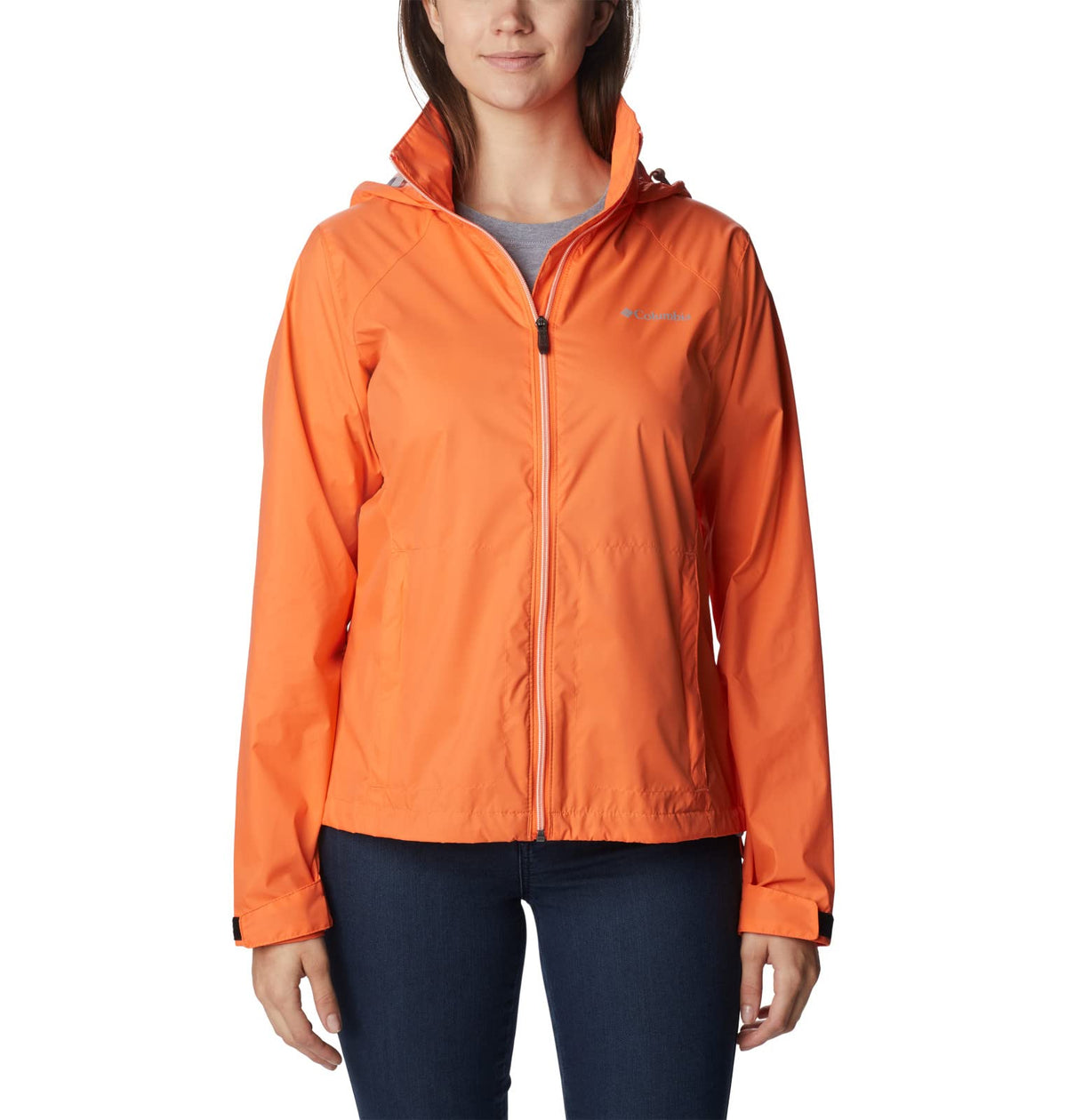 Columbia Womens Switchback Iii Jacket, Sunset Orange, 1X Plus