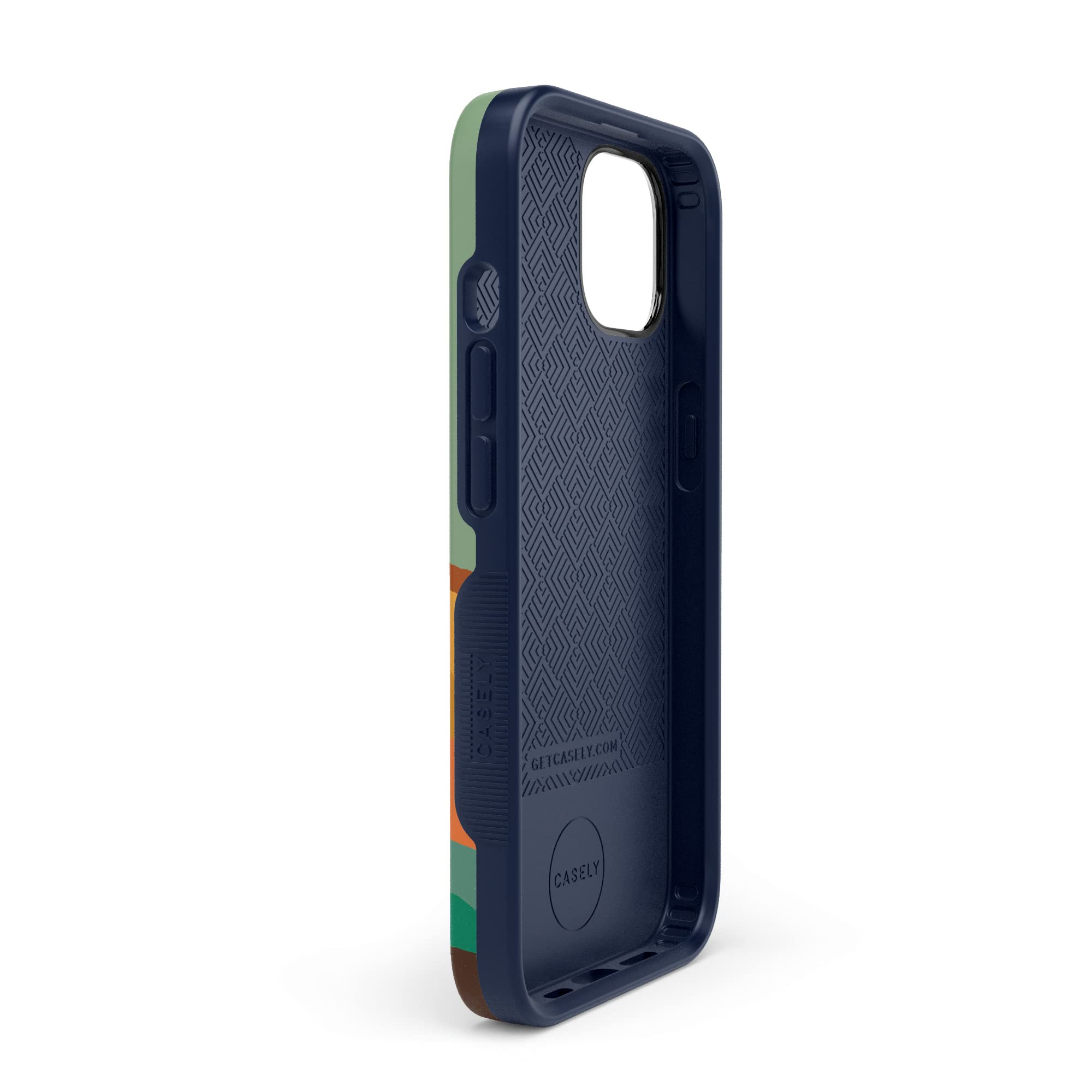 Casely Iphone 14 Case | Endless Peaks | Colorblock Mountain | Compatible With Magsafe | Bold Protective Design