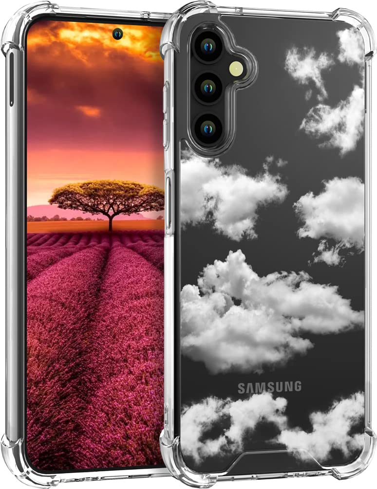 Topgraph Compatible With Samsung Galaxy S23 Plus Case Cute Clear For Women Girls, S23+ Designer Transparent Phone Cover Design