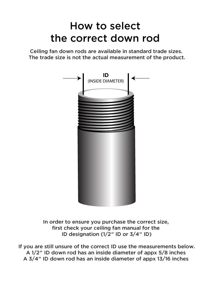 Westinghouse Lighting 7725400 Ceiling Fan Down Rod 24 Inch White/Satin White Finish