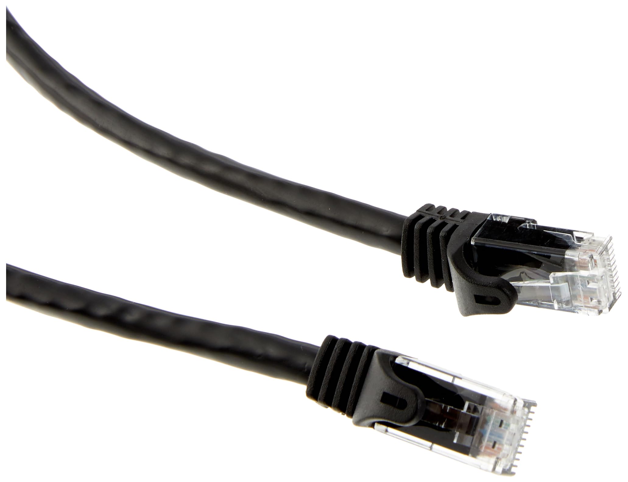 Monoprice Cat6 Ethernet Patch Cable   2 Feet   Black (12 Pack) Snagless Rj45, 550Mhz, Utp, Pure Bare Copper Wire, 24Awg   Flexbo