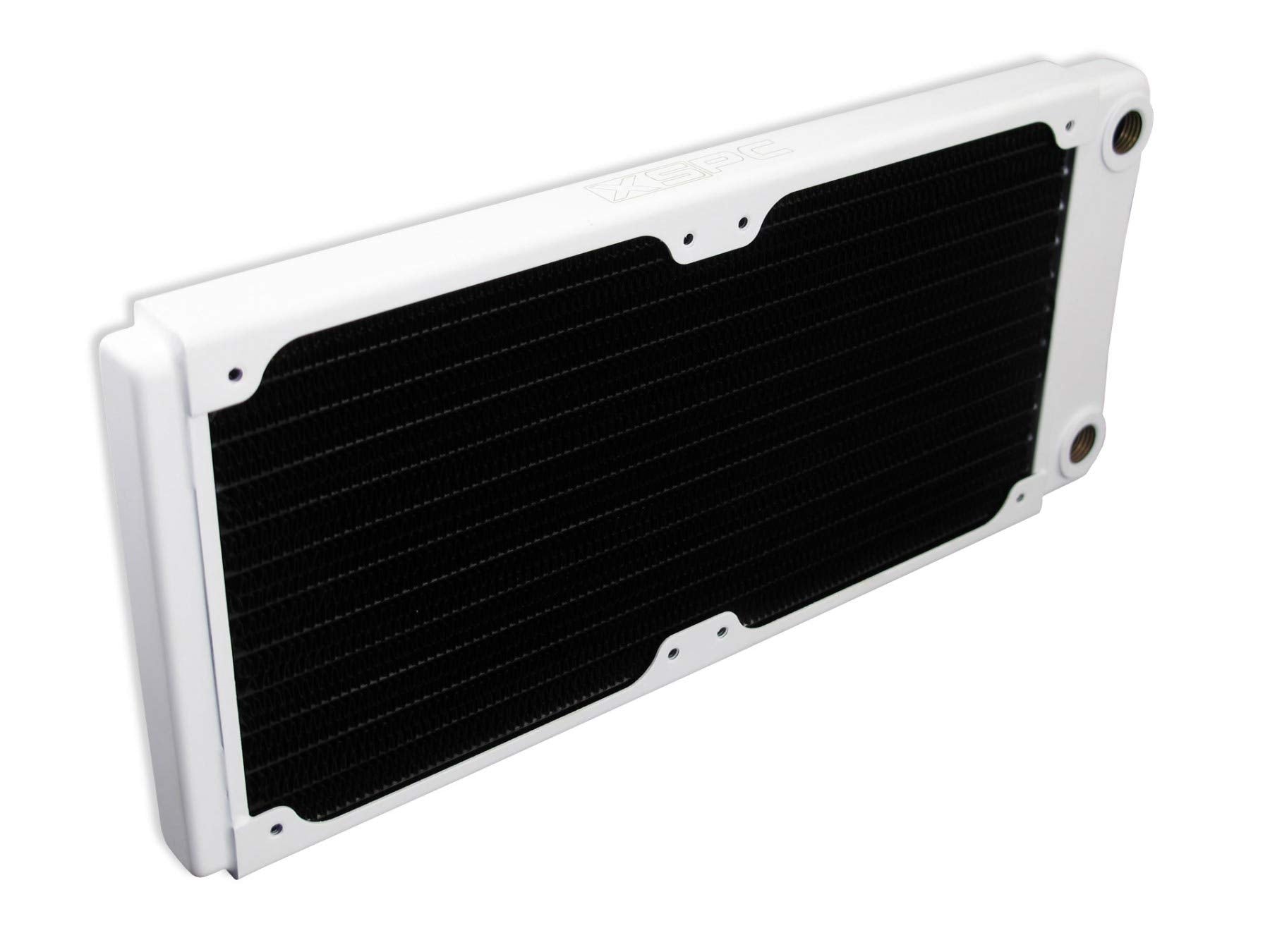Xspc Tx240 Ultra Thin Radiator, 120Mm X 2, Dual Fan, White
