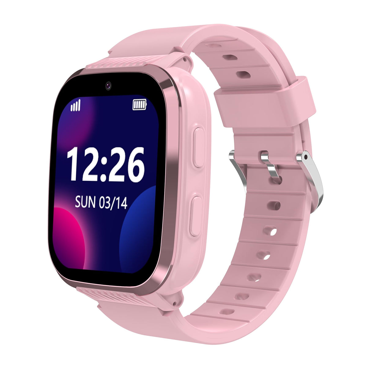 4G Kids Smart Watch Girls With Gps Tracker, Kids Gps Watch With Voice And Video Calling, One Key Sos Call, Hd Camera, Alarm Cloc
