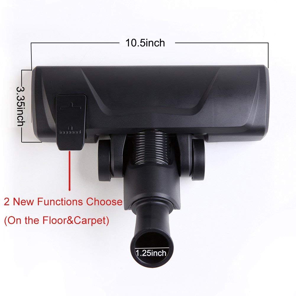 Ez Spares Replacement For Universal Vacuum Cleaner Floor Brush Head, 1 1/4'' 32Mm 2 New Functions Choose (On Floor&Carpet),Vacuu