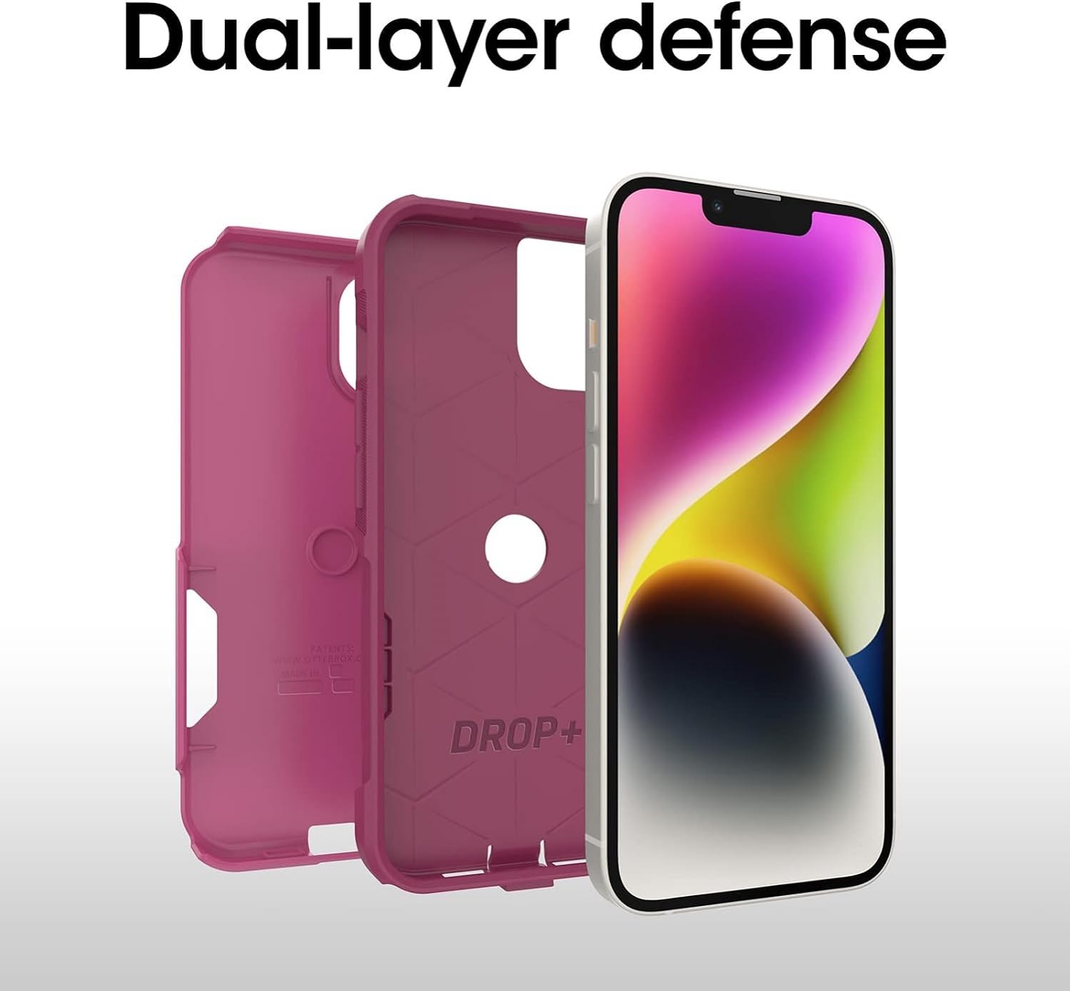 Otterbox Commuter Series Case For Iphone 13 (Only)   Non Retail Packaging   Into The Fuchsia (Pink)