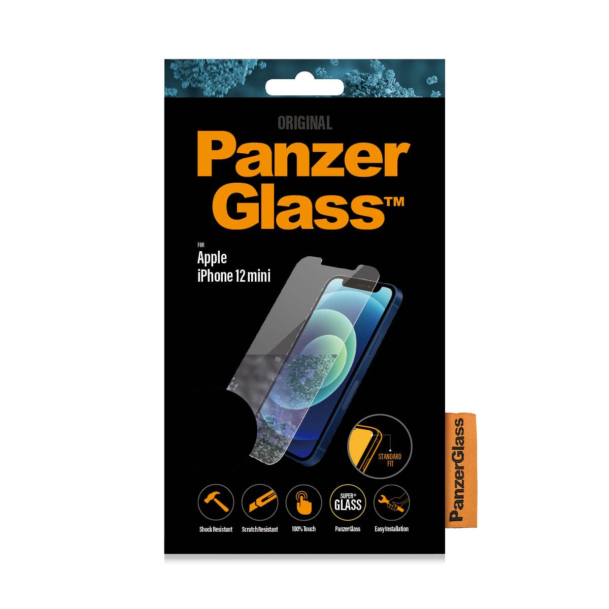 Panzerglass Glass Screen Protector For Apple Iphone 12 Mini   Scratch Resistant, Shock Absorbing, Screen Protector For Iphone 12
