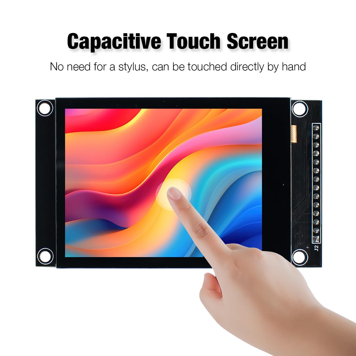 Hosyond 2.8 Inch 240X320 Ips Capacitive Touch Screen Spi Serial Ili9341V Driver Lcd Display Module For Arduino R3/Mega2560