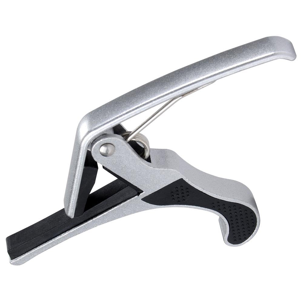 Maxllto Guitar Capo Quick Change Tune Classical Guitars And Acoustic Guitars Accessories Trigger Capo Key Clamp (Silver)