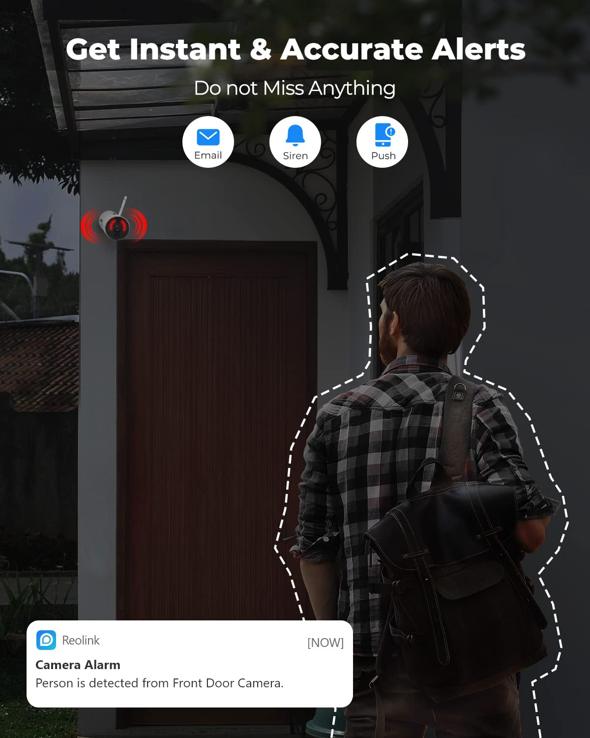 Reolink Argus Eco+Sp   2K Solar Wifi Security Cameras Outdoor Wireless, 3Mp Night Vision, Human/Vehicle Detection, Solar Powered