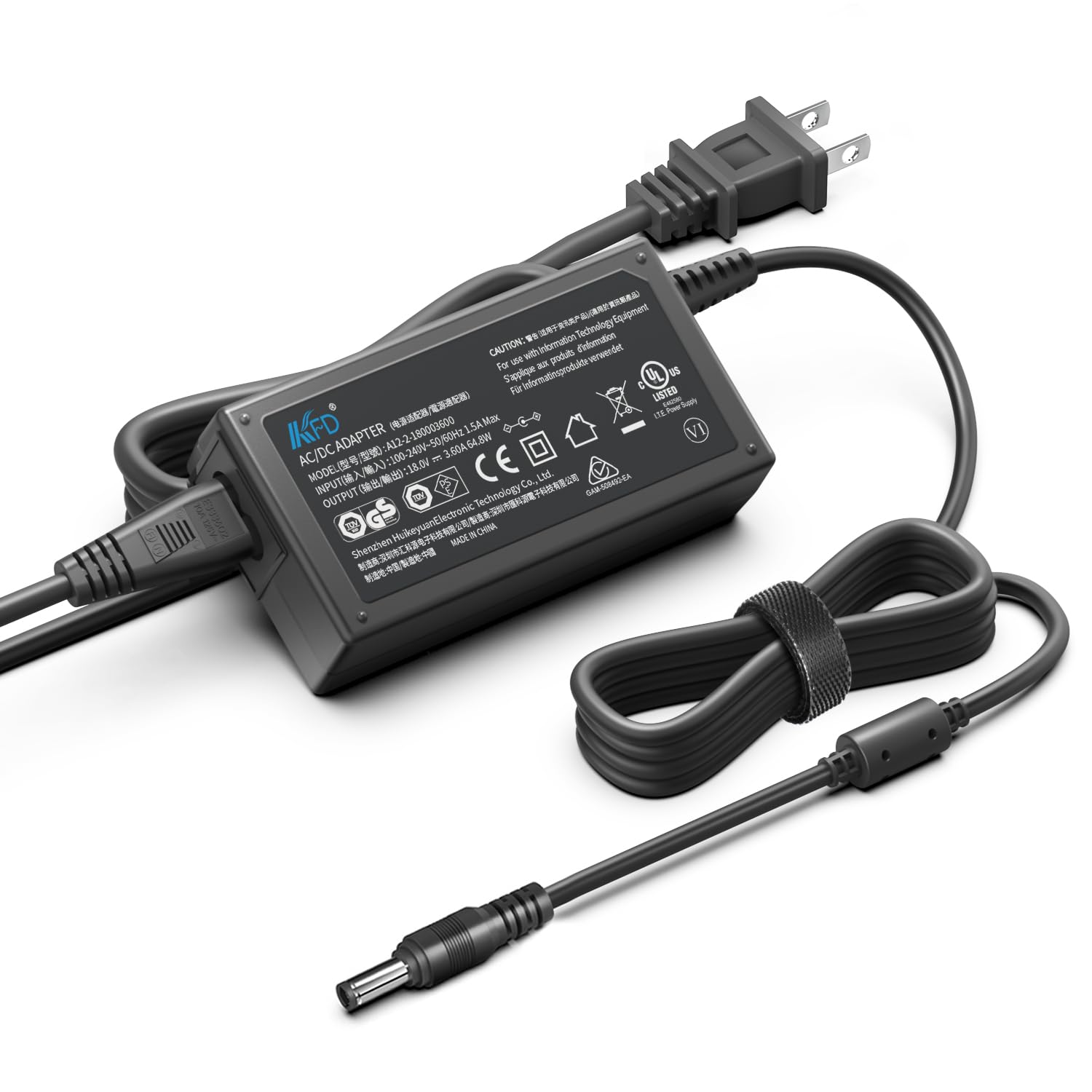 Kfd 18V Power Supply Charger For Brady Bmp50 Bmp51 Bmp53 Bmp41 Bmp61 Bmp71 M Ac 143110 Label Printer Edac Ea1050B 180, Beats By Dr Dre Beatbox Speaker Dys602 180360W Ada 65Si 19 2 18045G Adapter Cable