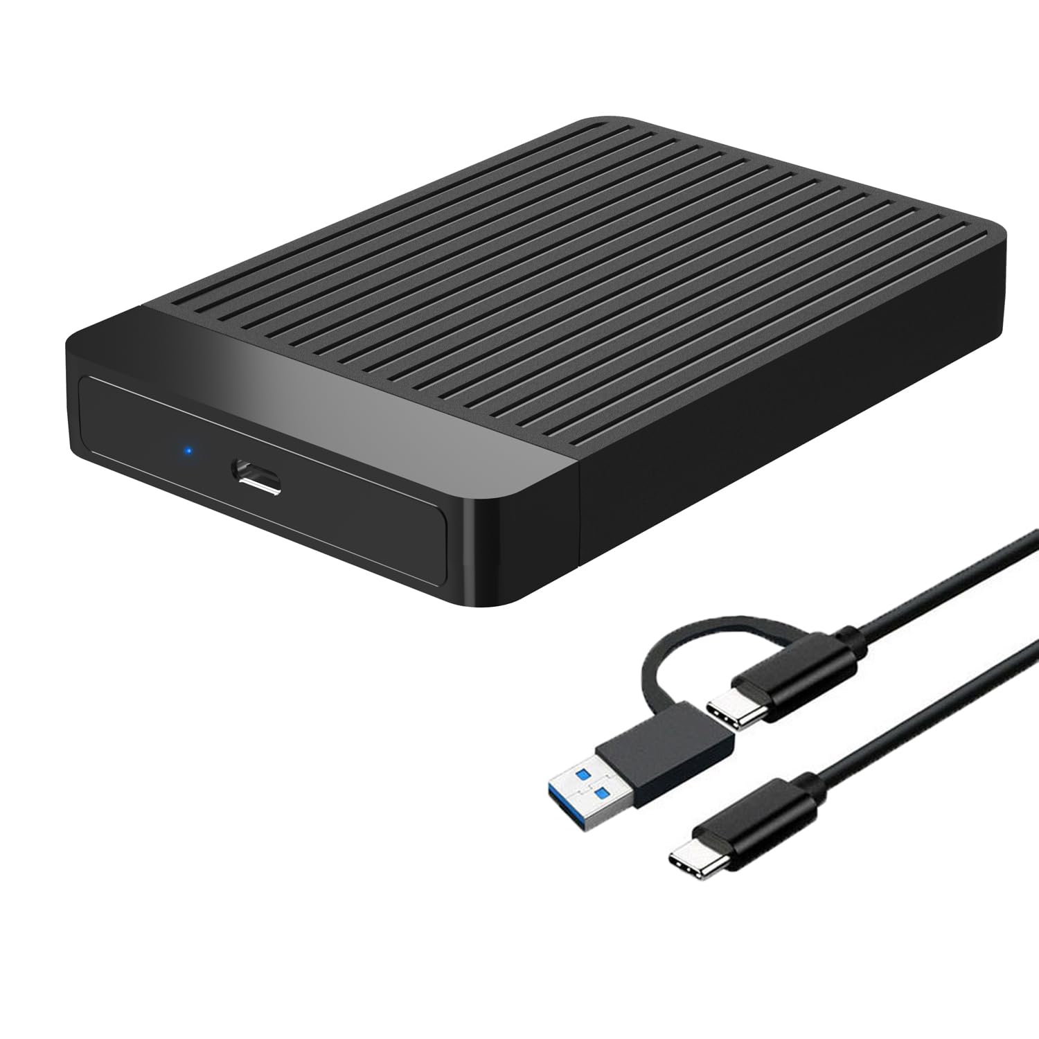 Tianken 120GB Ultra Slim Portable External Hard Drive USB 3.1 Type C HDD Storage for PC, Mac, Laptop, PS4, Xbox one