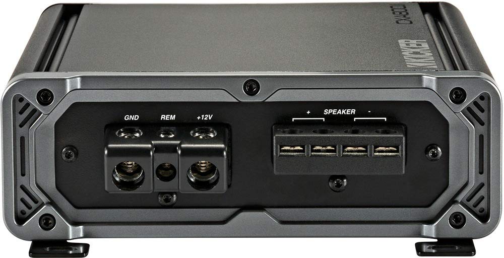 Kicker Amplifier And Amp Kit Package Of 2 Items - Cx Series 800W Rms Class D Monoblock Amplifier And Complete 4Awg Wiring Kit