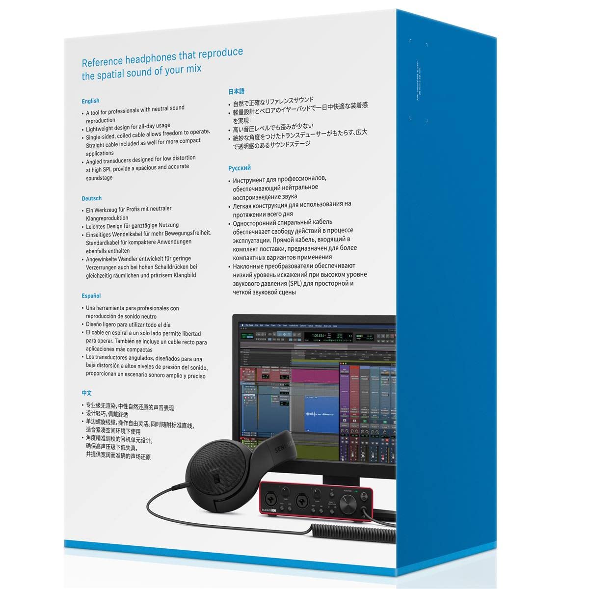 Sennheiser Hd 400 Pro Open Back Dynamic Headphones For Studio, Mixing, Video, Audio Production, Twitch, High Definition Music Li