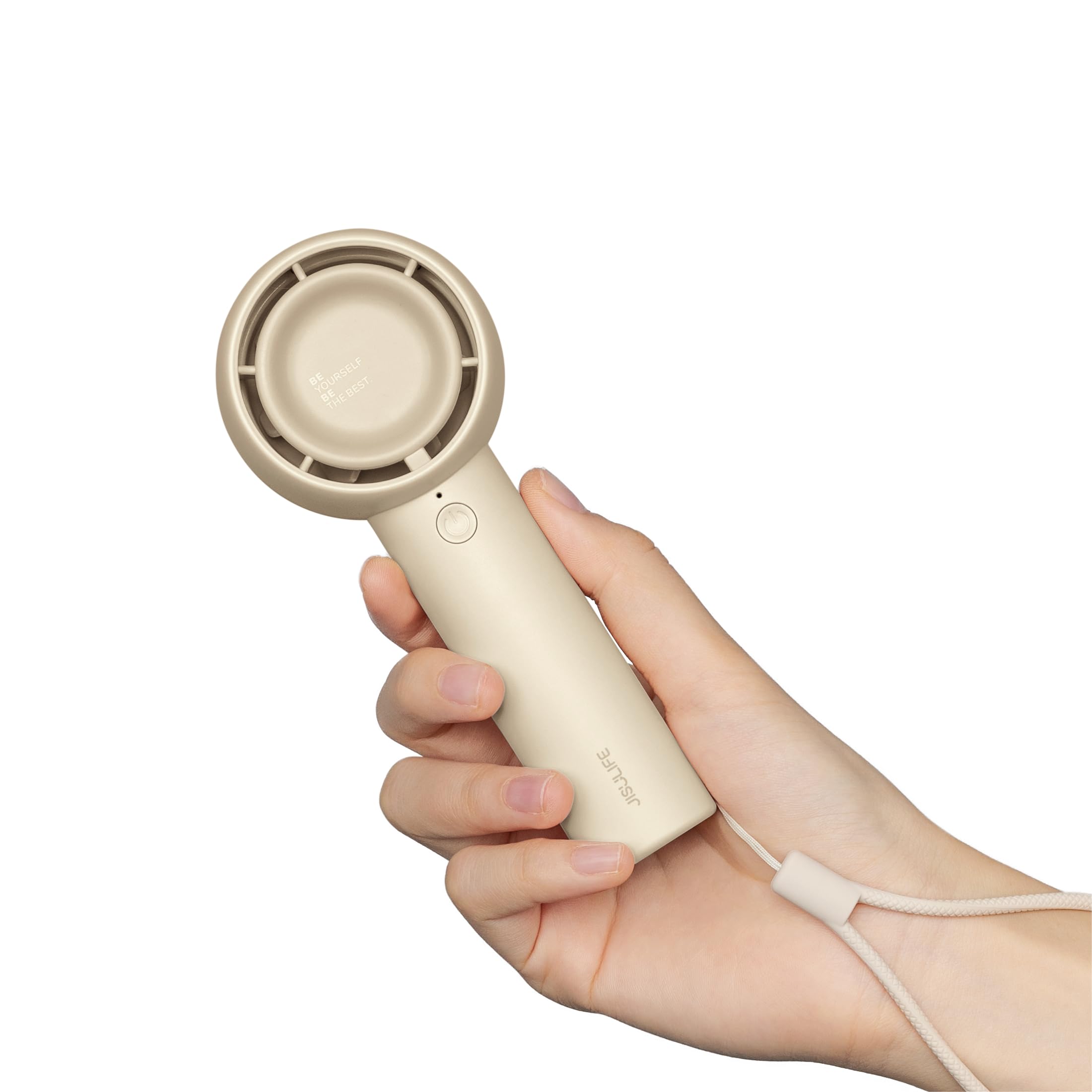 Jisulife Portable Handheld Fan, Bladeless Mini Fan, Personal Small Hand Fan With 4500Mah, 18H Max Cooling Time, Usb Rechargeable