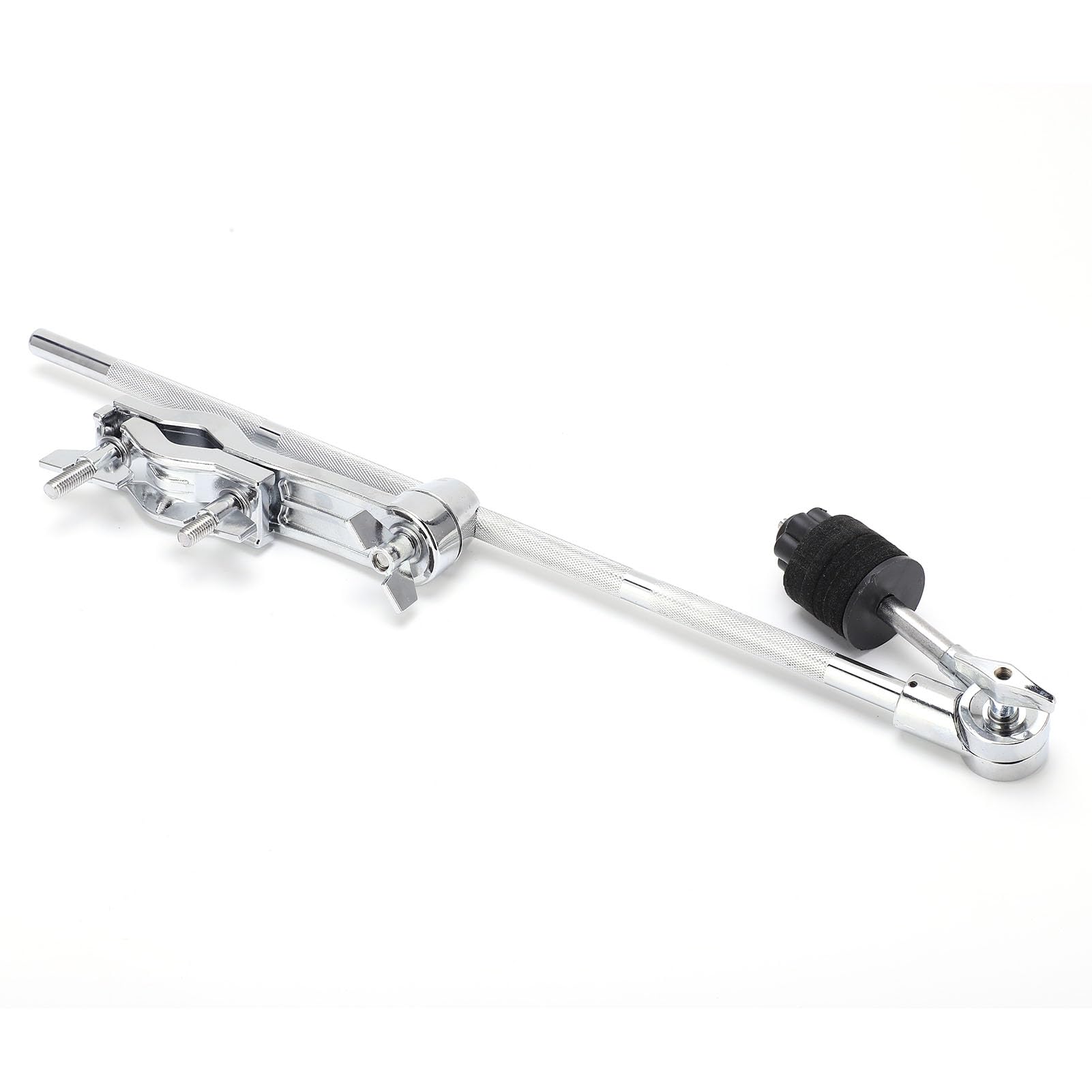 Walfront Cymbal Stand Extension Stand Clamps Holder Adjustable Boom Attachment Handbell Cowbell Clamp Holder Removable With Felt Pad Percussion Instrument Accessories