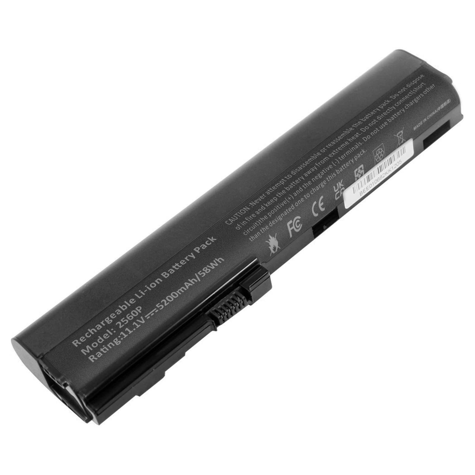 Futurebatt New 5200Mah Laptop Battery For Hp Elitebook 2560P 2570P Sx03 Sx06 632423 001 Hstnn Db2K