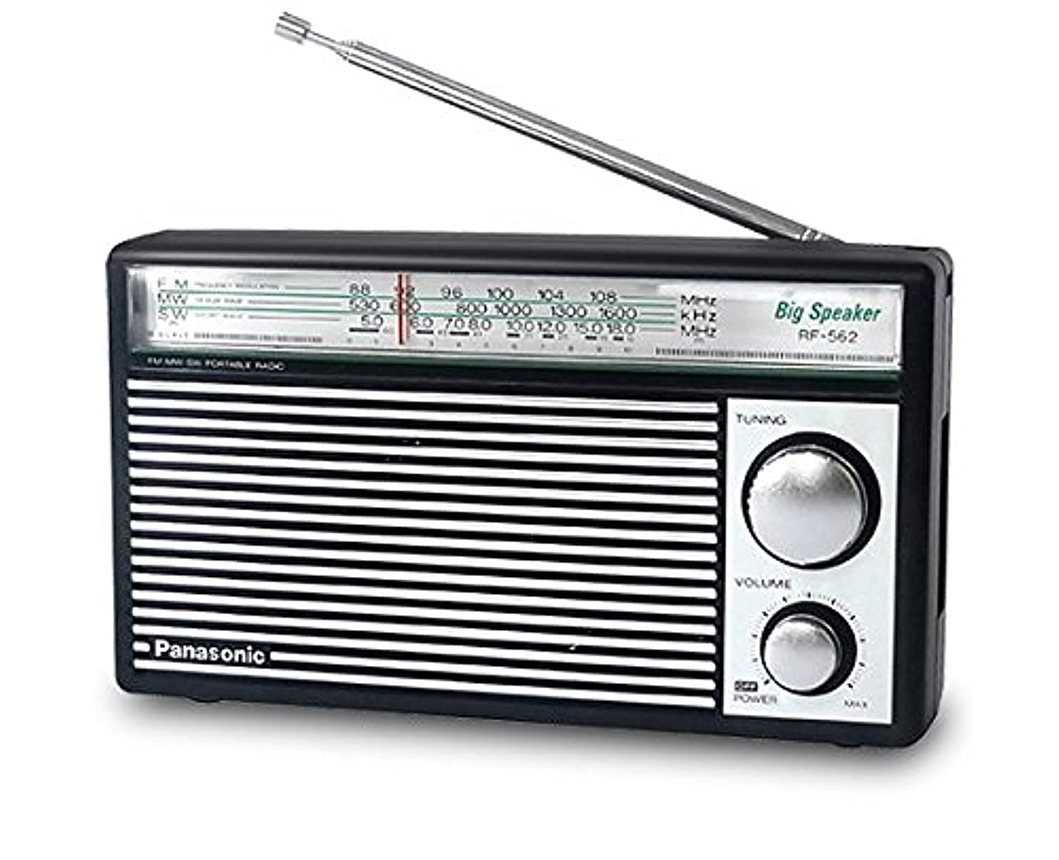 Panasonic Rf 562D Am Fm Sw Shortwave Transistor Radio   Retro Design (Battery Operated)