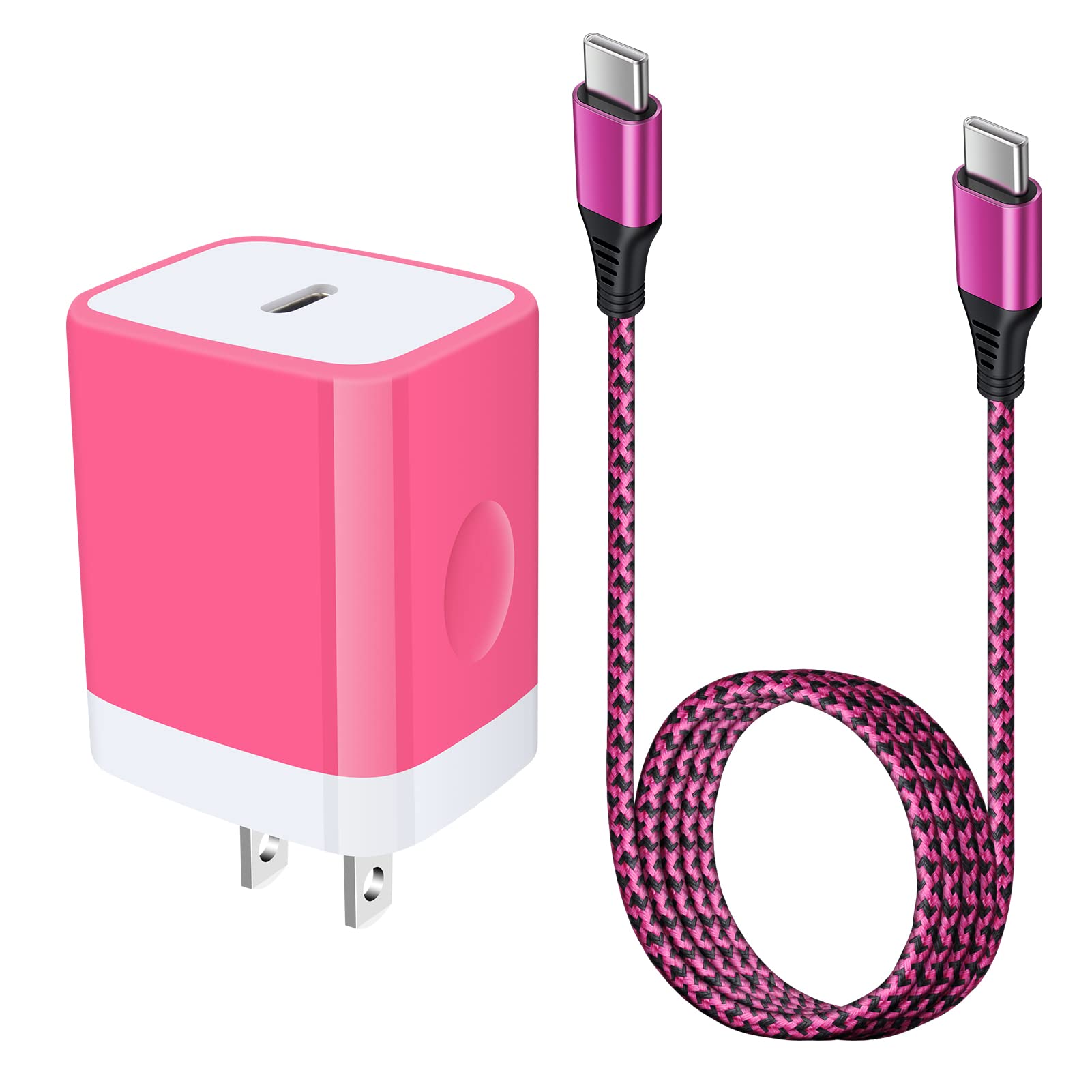 Usb C Power Adapter Fast Wall Charger Compatible Iphone 15 Ipad Pro 2021/2020/2018 11''/12.9'', Ipad Mini 6, Ipad Air 4, Samsung