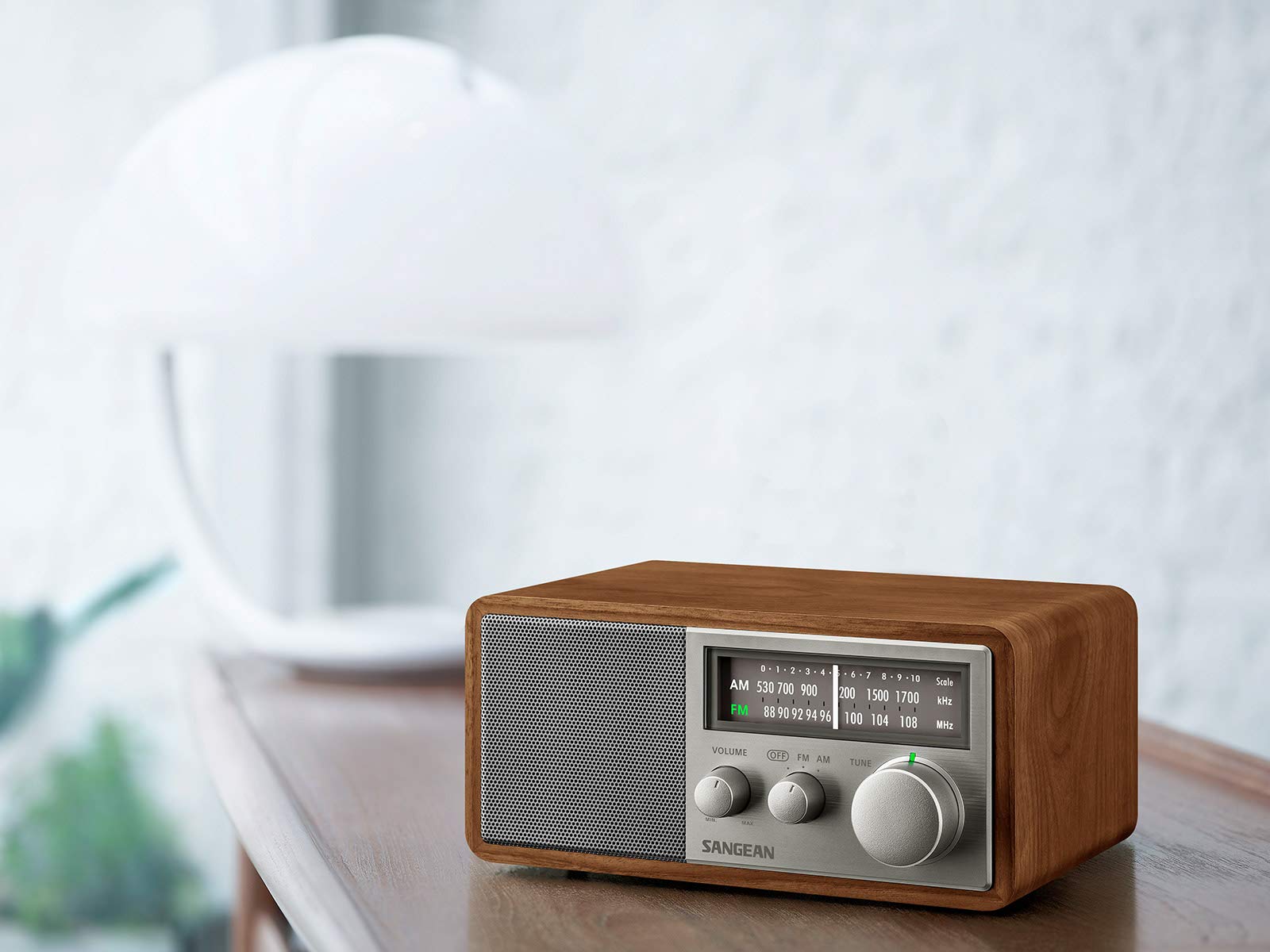 Sangean Sg-116 Retro Wooden Cabinet Radio,Walnut-Silver