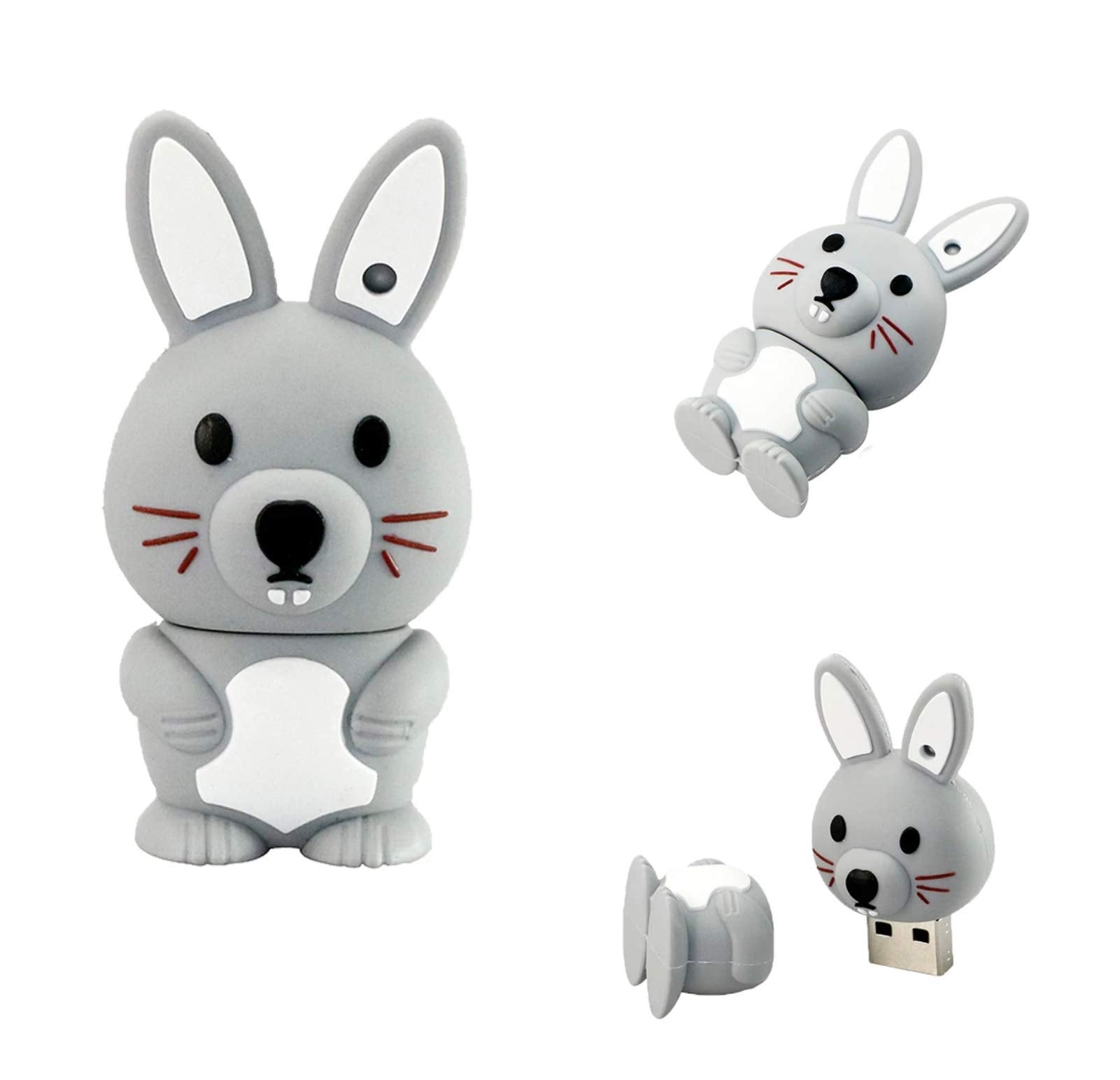 Usb Stick 16Gb   Usb Drive 16Gb   Bunny Flash Drive   Rabbit Usb   Cute Thumb Drive (Bunny)