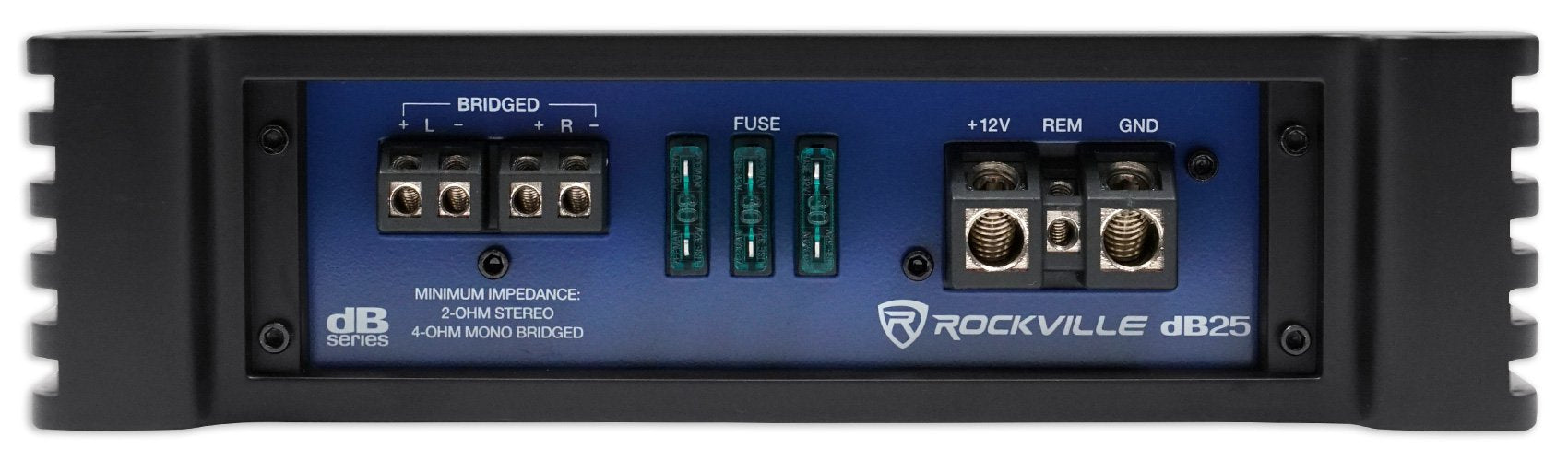 Rockville Db25 2800 Watt/700W Cea Rms 2 Channel Amplifier Car Stereo Amp, Loud!!