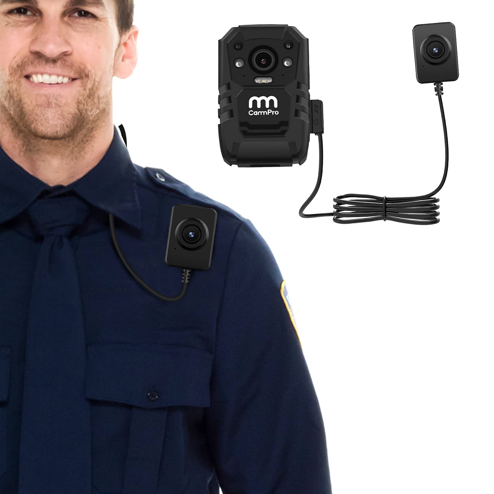 MM CAMMPRO External Camera Lens I826 Body Camera Compatible 110-degree FOV Black