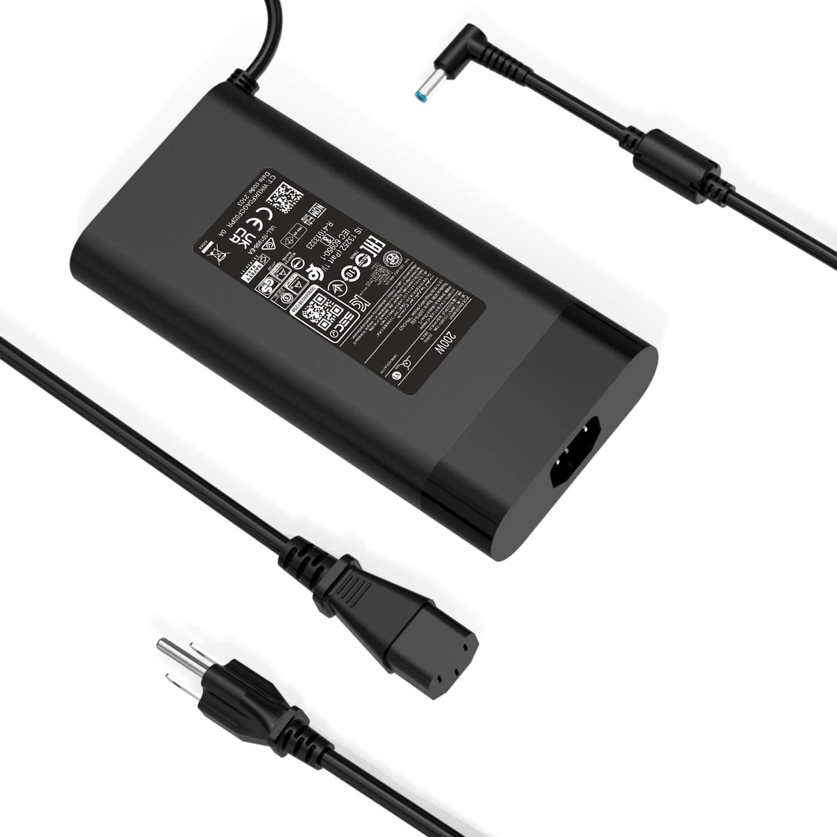 Slim 200W 10.3A Ac Charger Fit For Hp Omen 15 17 15T 17T Zbook 15 17 Pavilion Gaming 15 17 Envy 15 2020 L00818-850 Tpn-Da10 Tpn-