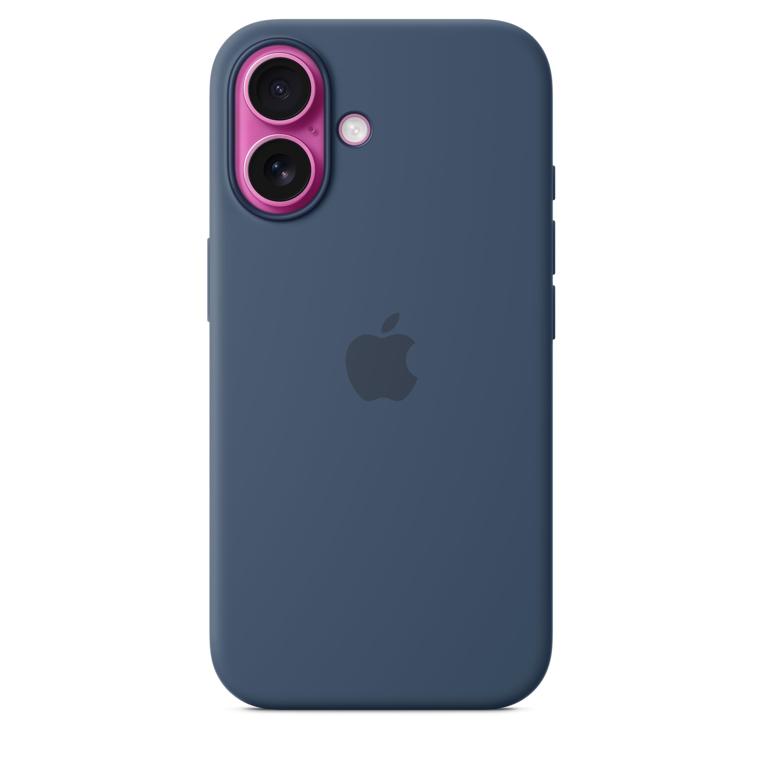 Apple Iphone 16 Silicone Case With Magsafe And Camera Control   Denim