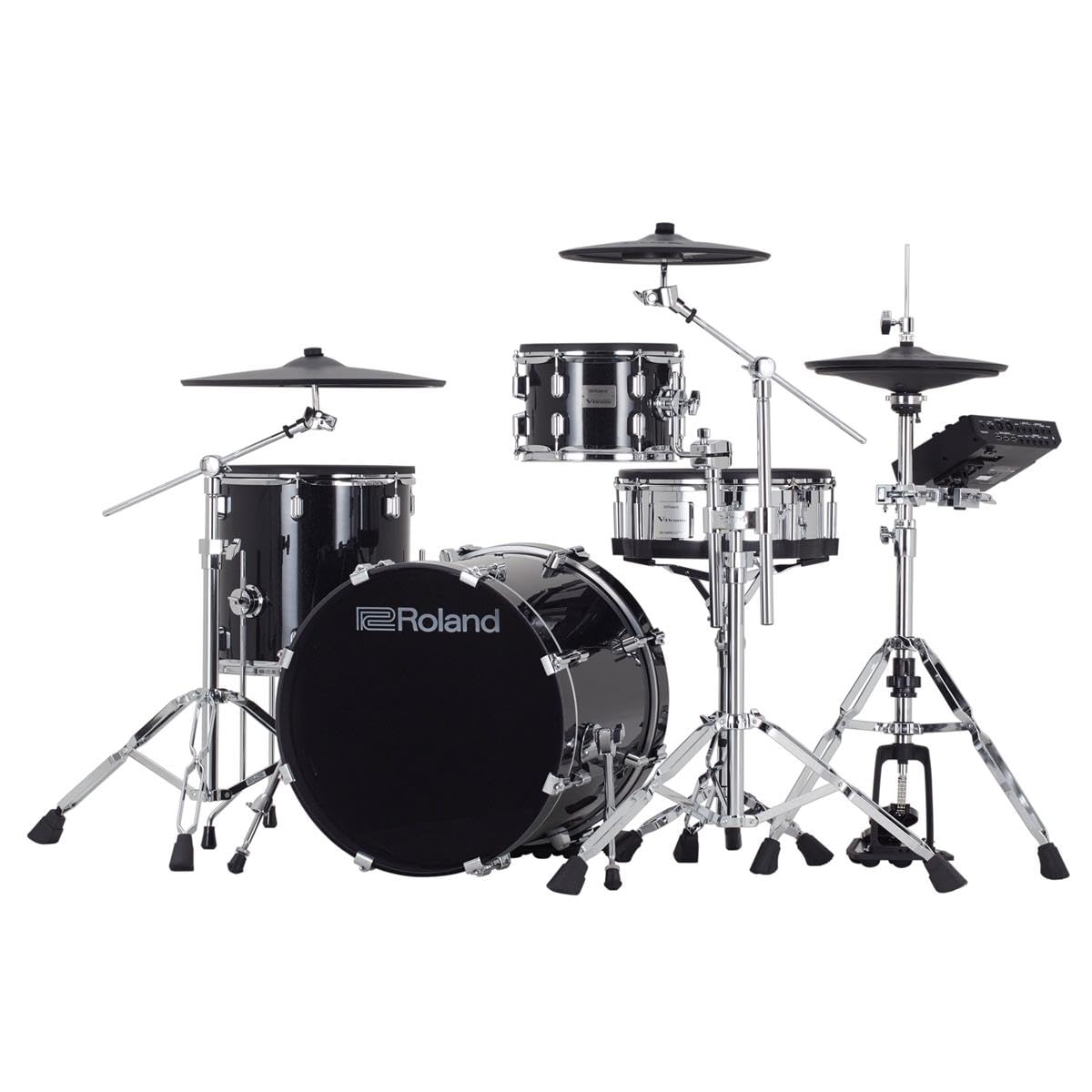 Roland Vad504 V-Drums Acoustic Design Streamlined Kit With Full-Size Wood Shells