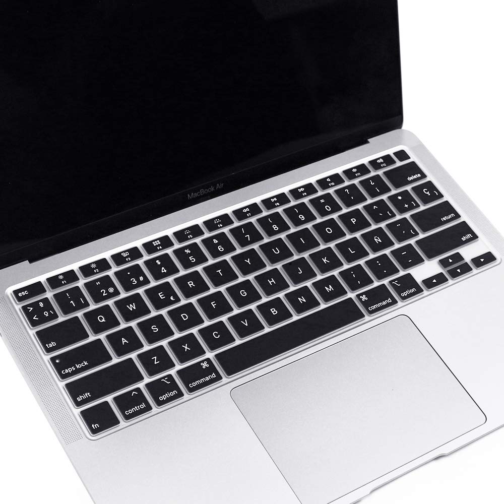 Proelife Spanish Keyboard Cover With U.S Layout For 2020 Macbook Air 13 Inch A2179 With Touch Id Keyboard Accessories Ultra Thin