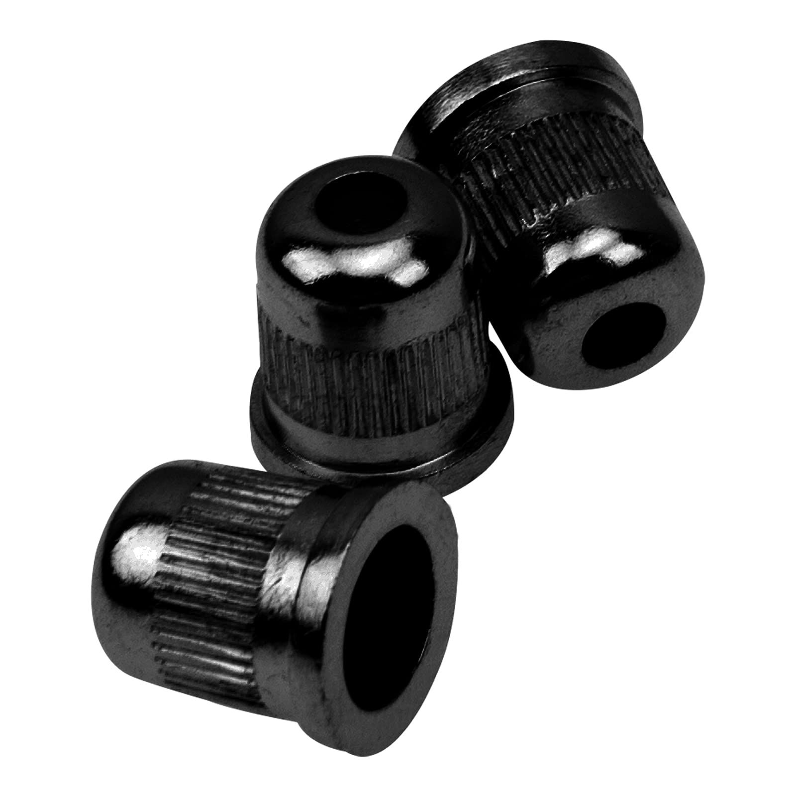 8Pcs Yootones Guitar String Through Body Compatible With Bass Tele Telecaster Style Electric Guitar (Black)