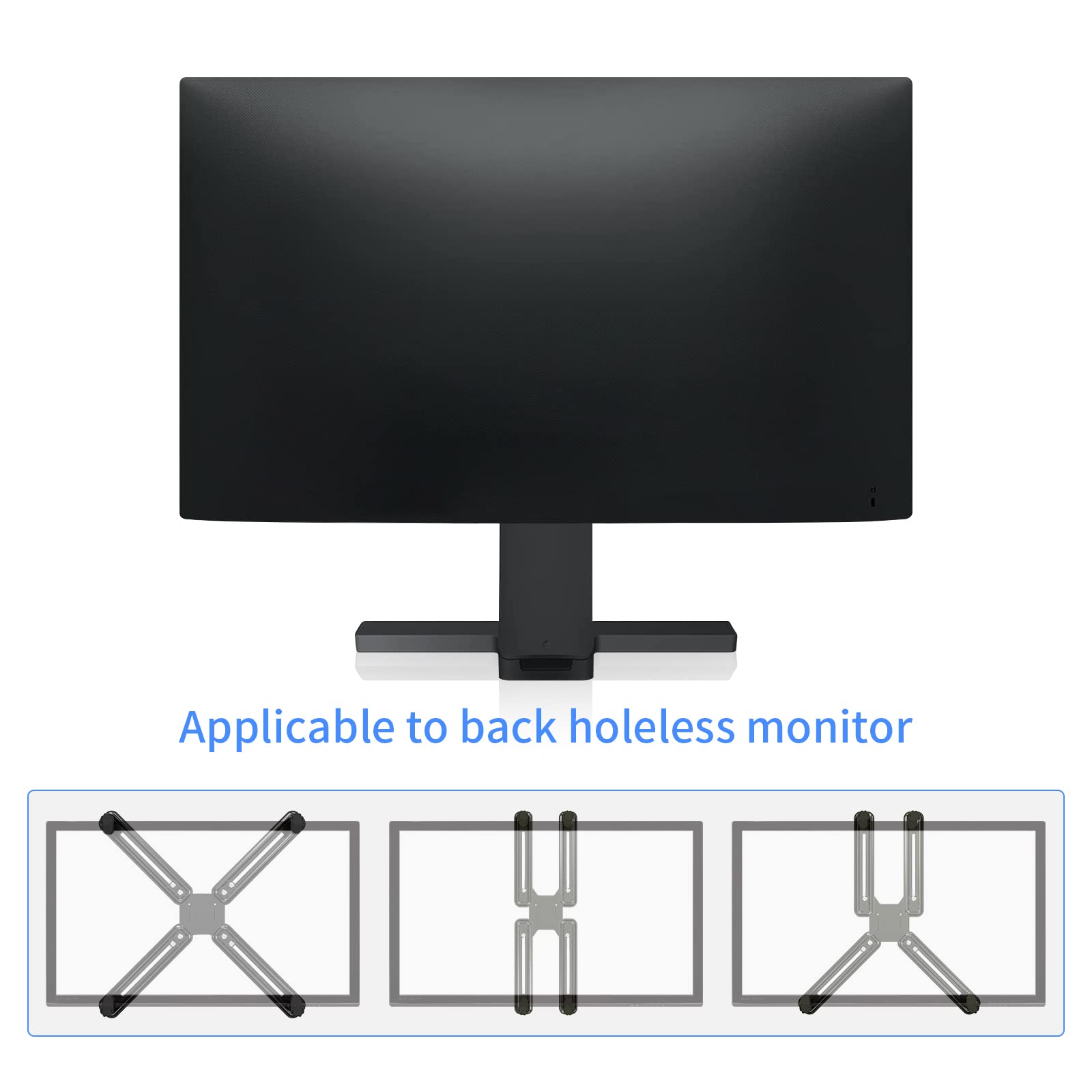 Pholiten Vesa Mount Bracket Adapter Monitor Arm Mounting Kit For Screen 13 To 27 Inch,75Mm Or 100Mm Vesa