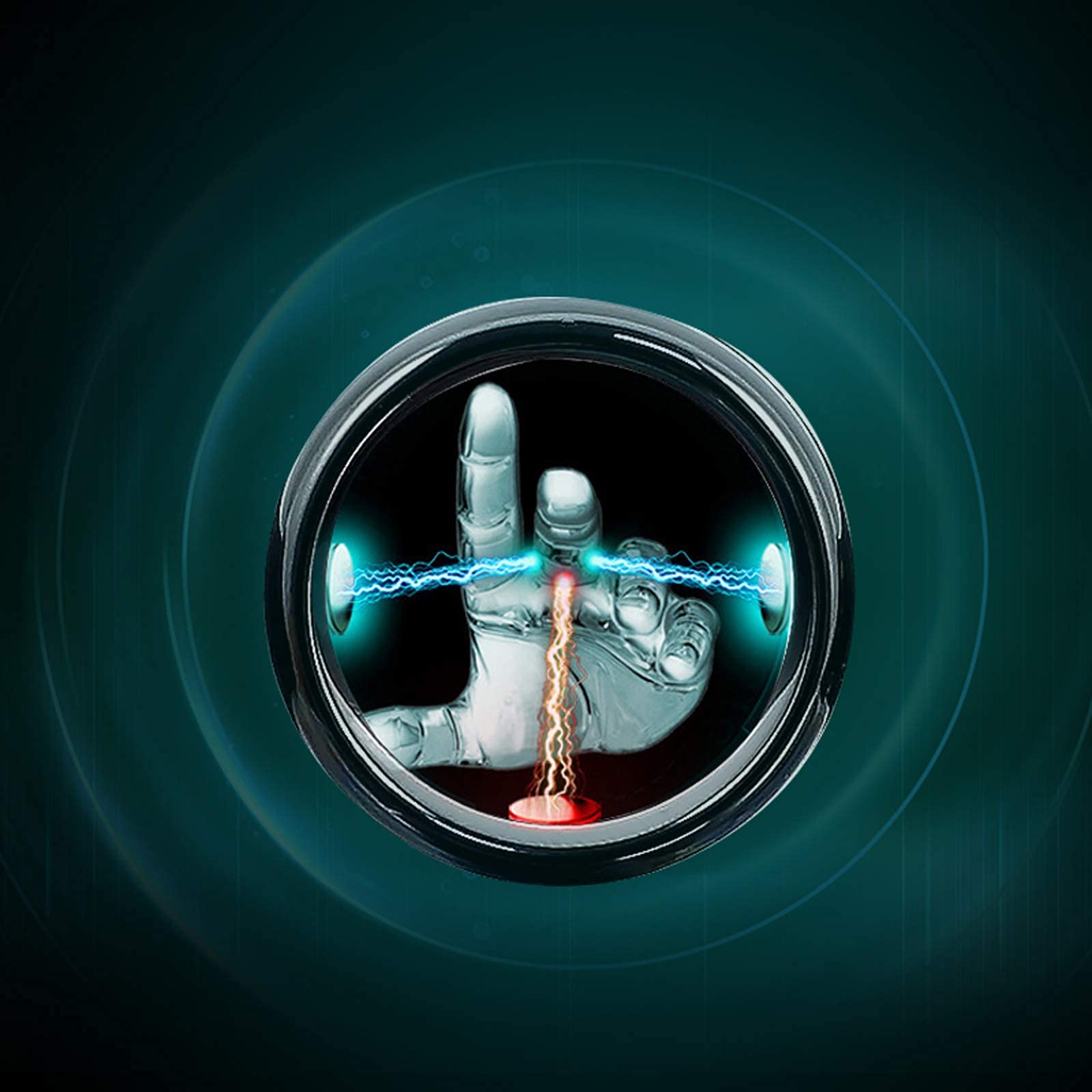 Hecere Waterproof Ceramic Nfc Ring, Nfc Forum Type 2 215 496 Bytes Chip Universal For Mobile Phone, All Round Sensing Technology