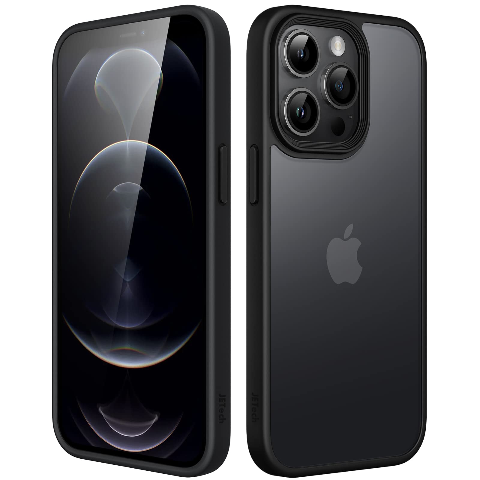 JETech Matte Case for iPhone 12 Pro Max 6.7-Inch, Shockproof Military Grade Drop Protection, Frosted Translucent Back Phone Cove