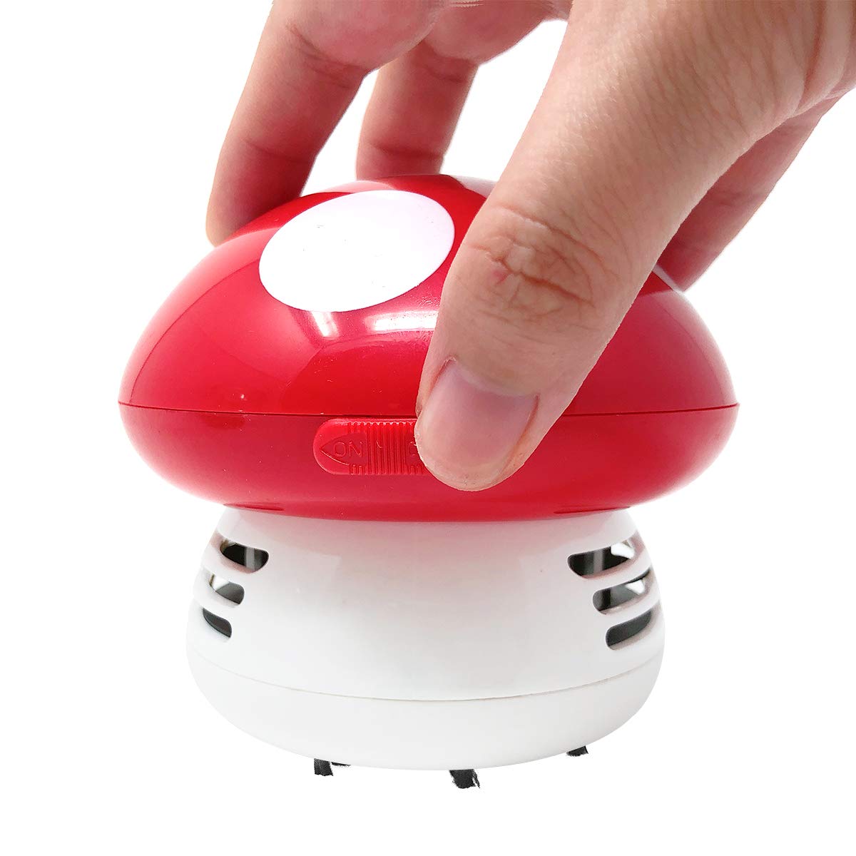 Allydrew Cute Portable Mini Vacuum Cleaner For Home And Office, Mushroom