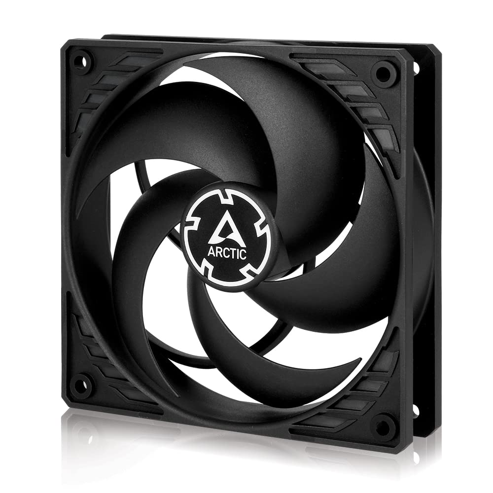ARCTIC P12 PWM PST CO - PC Fan, 120mm Case Fan, PWM Sharing Technology (PST), Pressure-optimised, Dual Ball Bearing for Continuo