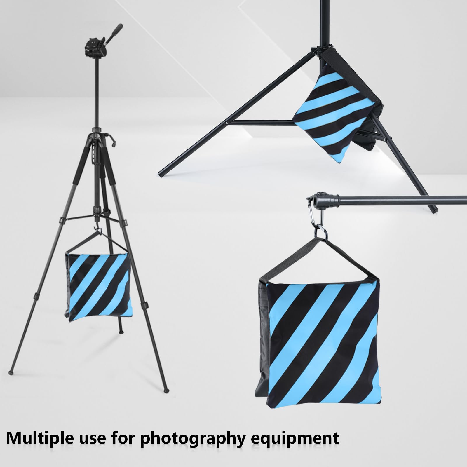 Abccanopy Sandbag Photography Weight Bags For Video Stand,4 Packs (Sky Blue)