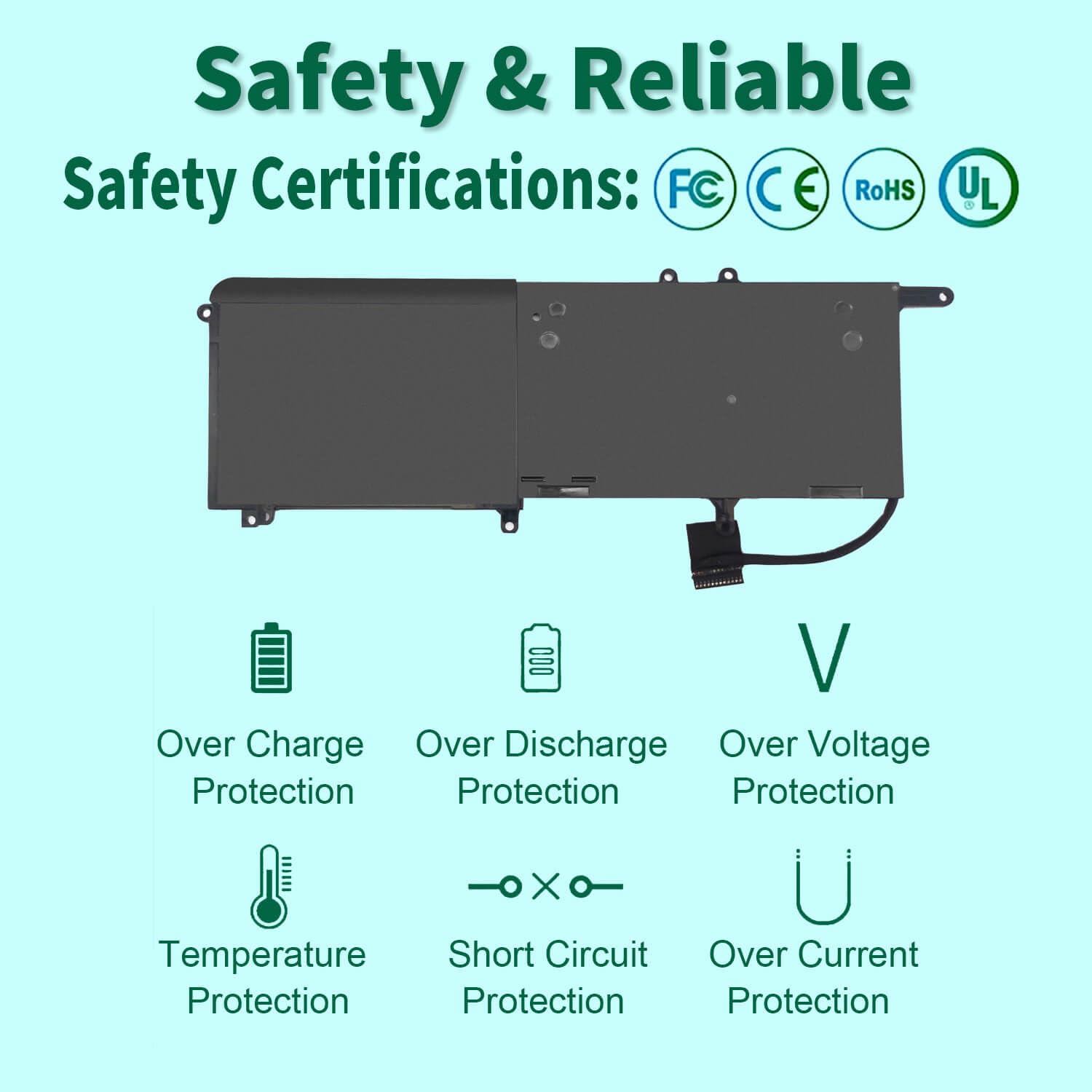 Dmkaollk 99Wh 9Njm1 Battery Replacement For Dell Alienware 17 R4 R5 15 R3 R4 Alienware 15 2018 Alw17C D1758 P31E P31E001 P31E002
