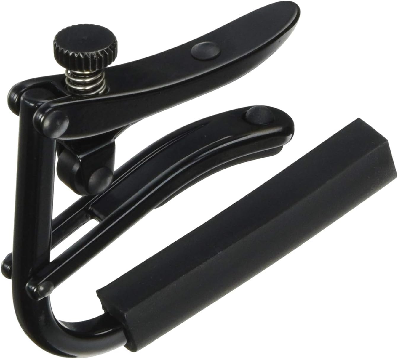 Shubb C1K (Capo Noir) Black Chrome Capo For Steel String Guitars