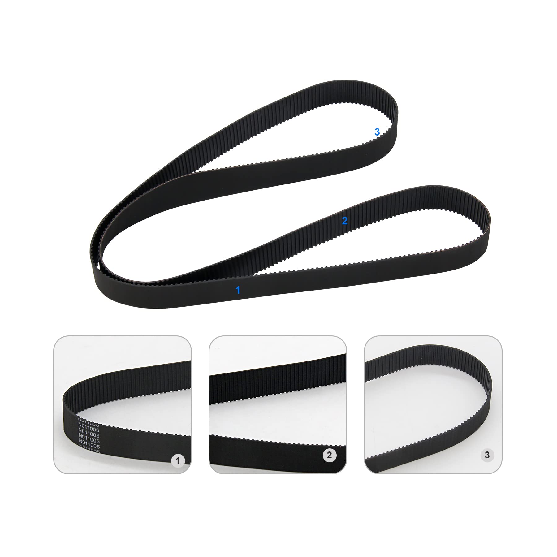 D55146 D55167 D55168 Drive Belt A12210 N011005 Air Compressor Drive Belt Compatible For Dewalt Porter Cable Craftsman Devilbiss