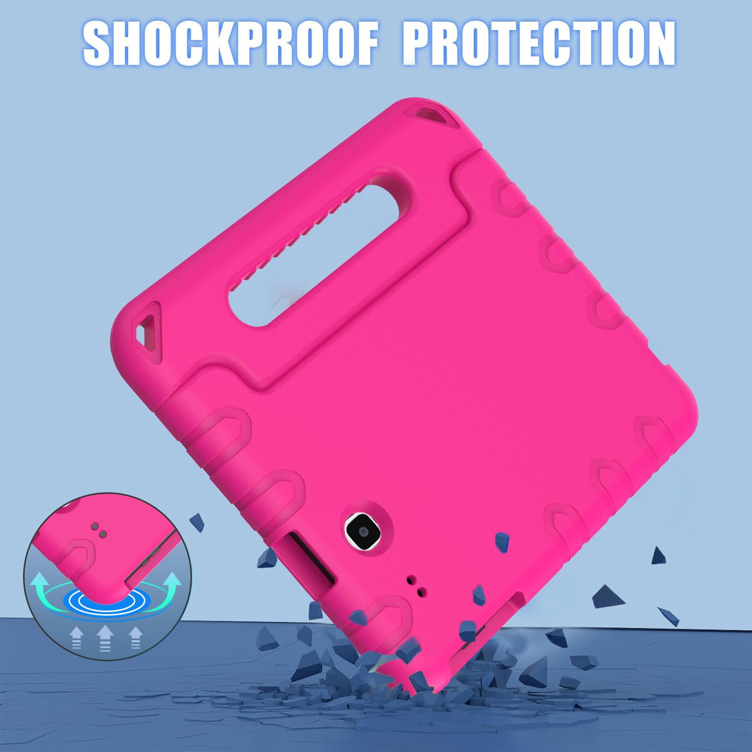 Bmouo Kids Case For Samsung Galaxy Tab E 9.6   Shockproof Light Weight Protection Convertible Handle Stand Kids Case For Samsung