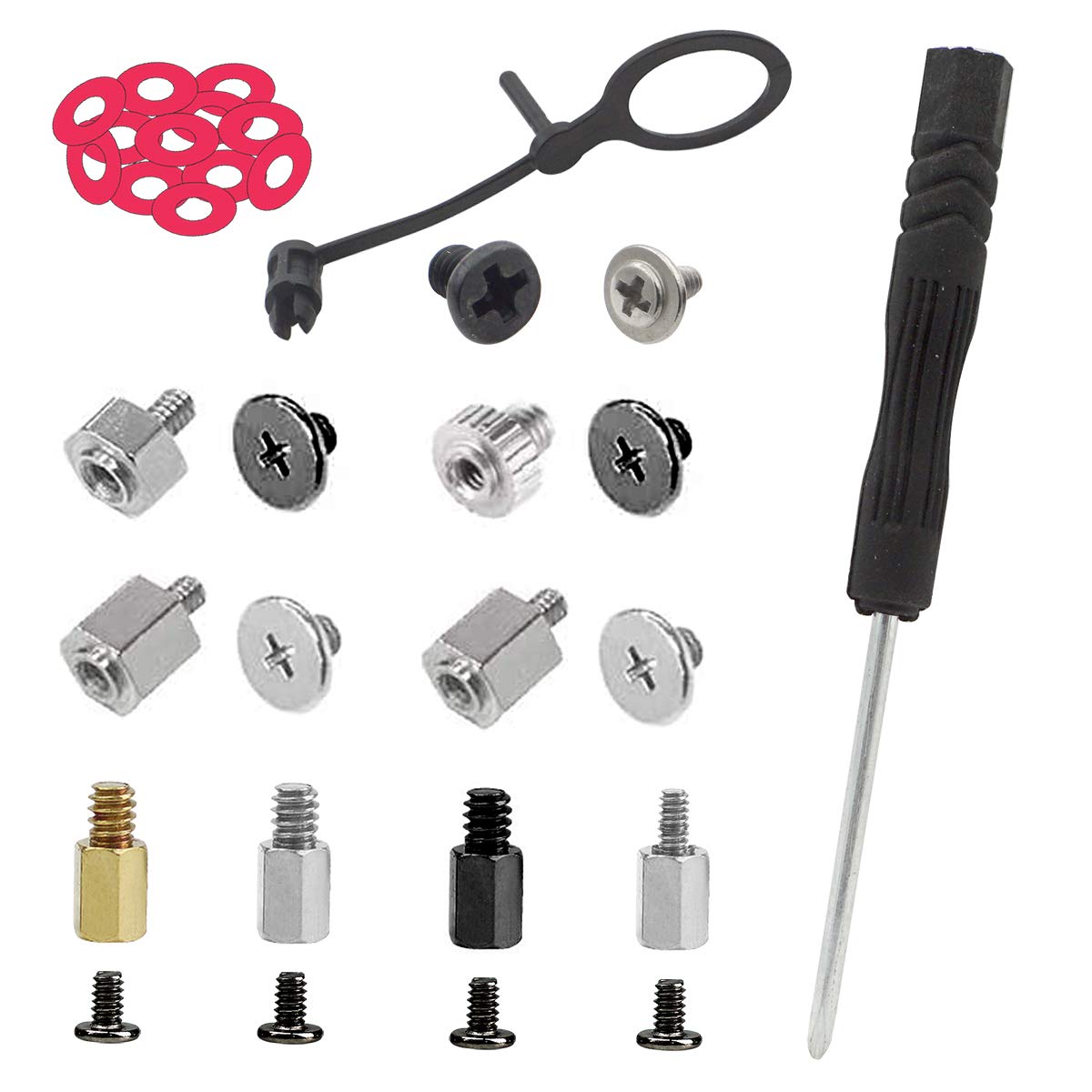 Akuoly M2 Ssd Screw Set Pc Motherboard Screws Spacers For Asus Gigabyte Asrock Msi Motherboards, 21Pcs