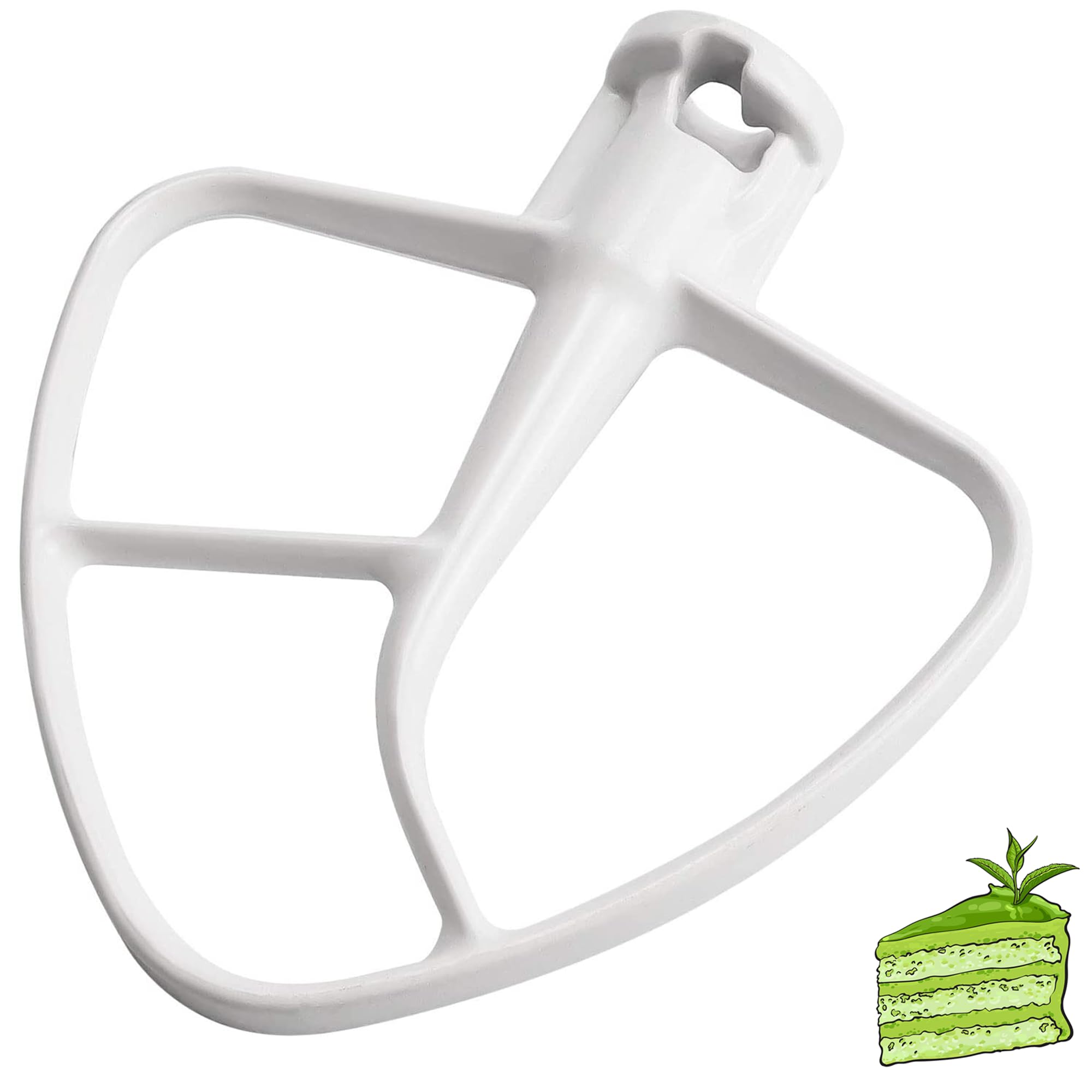K45B Coated Flat Beater/Kitchen Mixer Paddle Attachment For Stand Mixer Perfectly Compatible For 4.5 Qt Tilt Head Stand Mixer,Fi