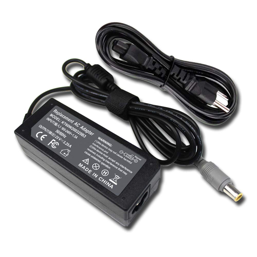 20V 3.25A 65W Adapter For Lenovo Thinkpad T400 T410 T420 T420S T430 T430S T430U T500 T510 T520 X120E X130E X131E X140E X200 X201