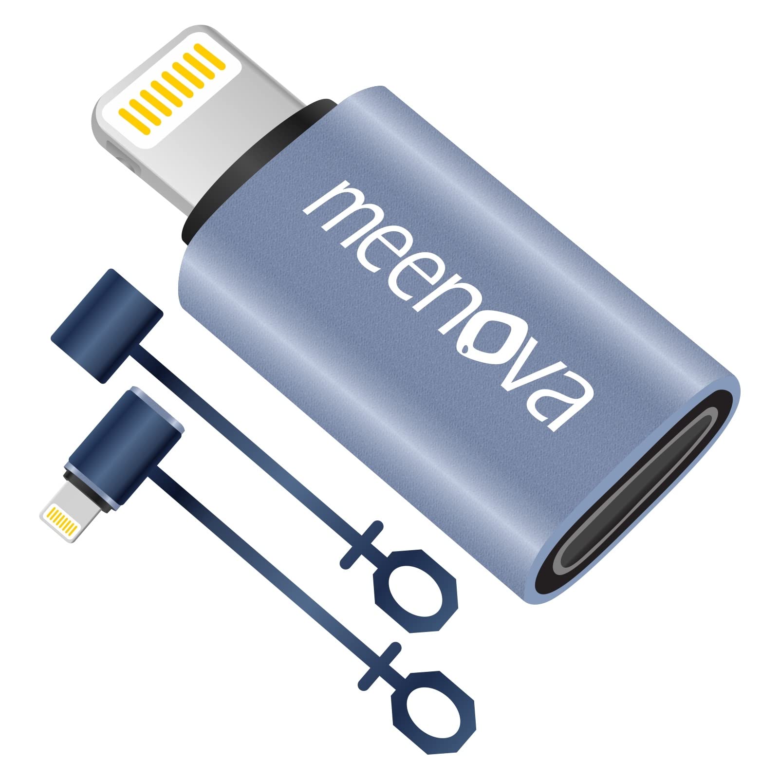 2 Pack, 27W, Usb C To Lightning Adapter For Iphone 14 13 12 11, Usbc To Lightning Adaptor Pd Fast Charging, Usb C To Lightning Cable Adapter For Apple Airpods Pro, Ipod With Lanyanrds, Magic Keyboard