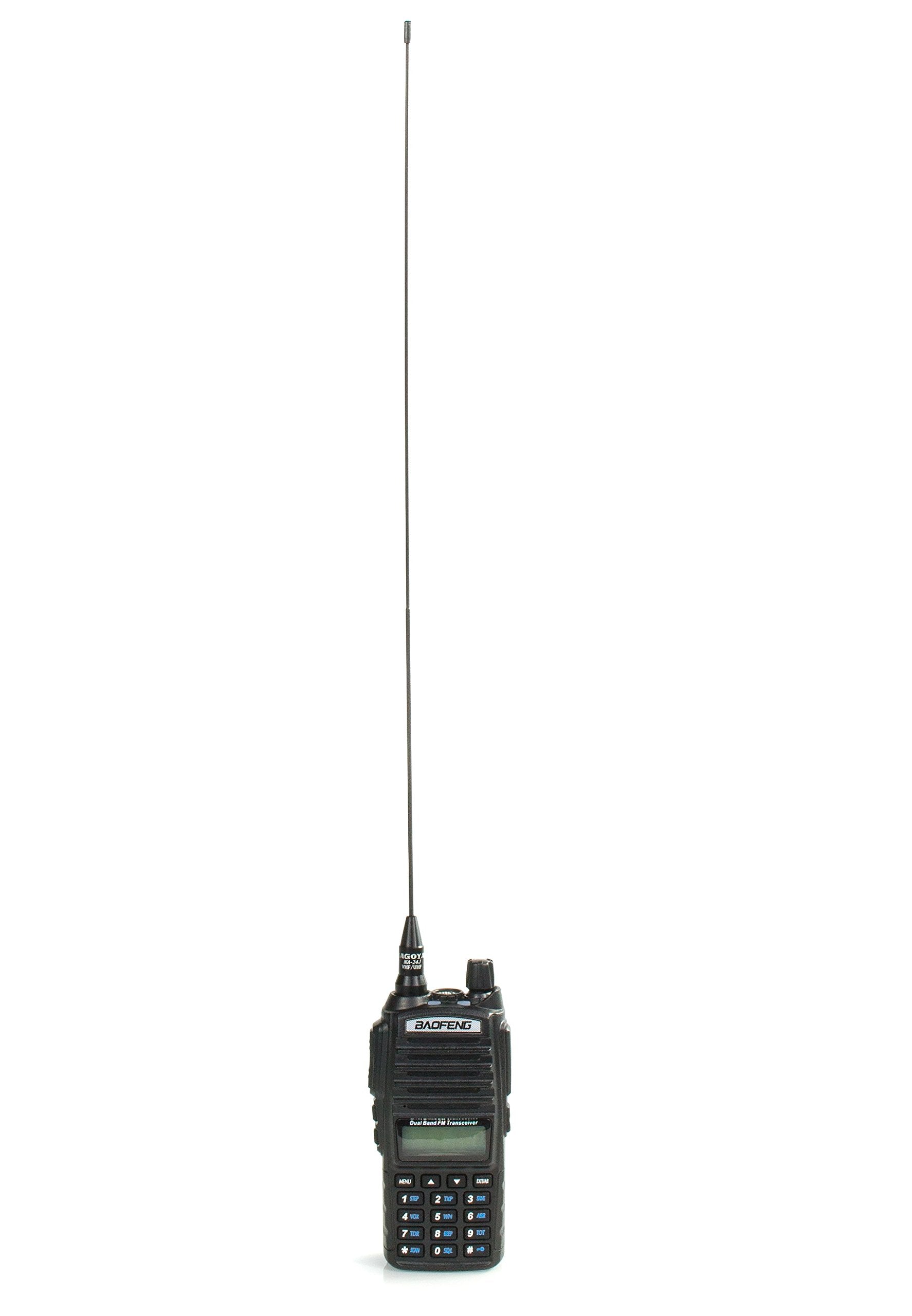 Authentic Genuine Nagoya Na 24J 16.2 Inch Ultra Whip Vhf/Uhf (144/430Mhz) Antenna Sma Female For Btech And Baofeng Radios