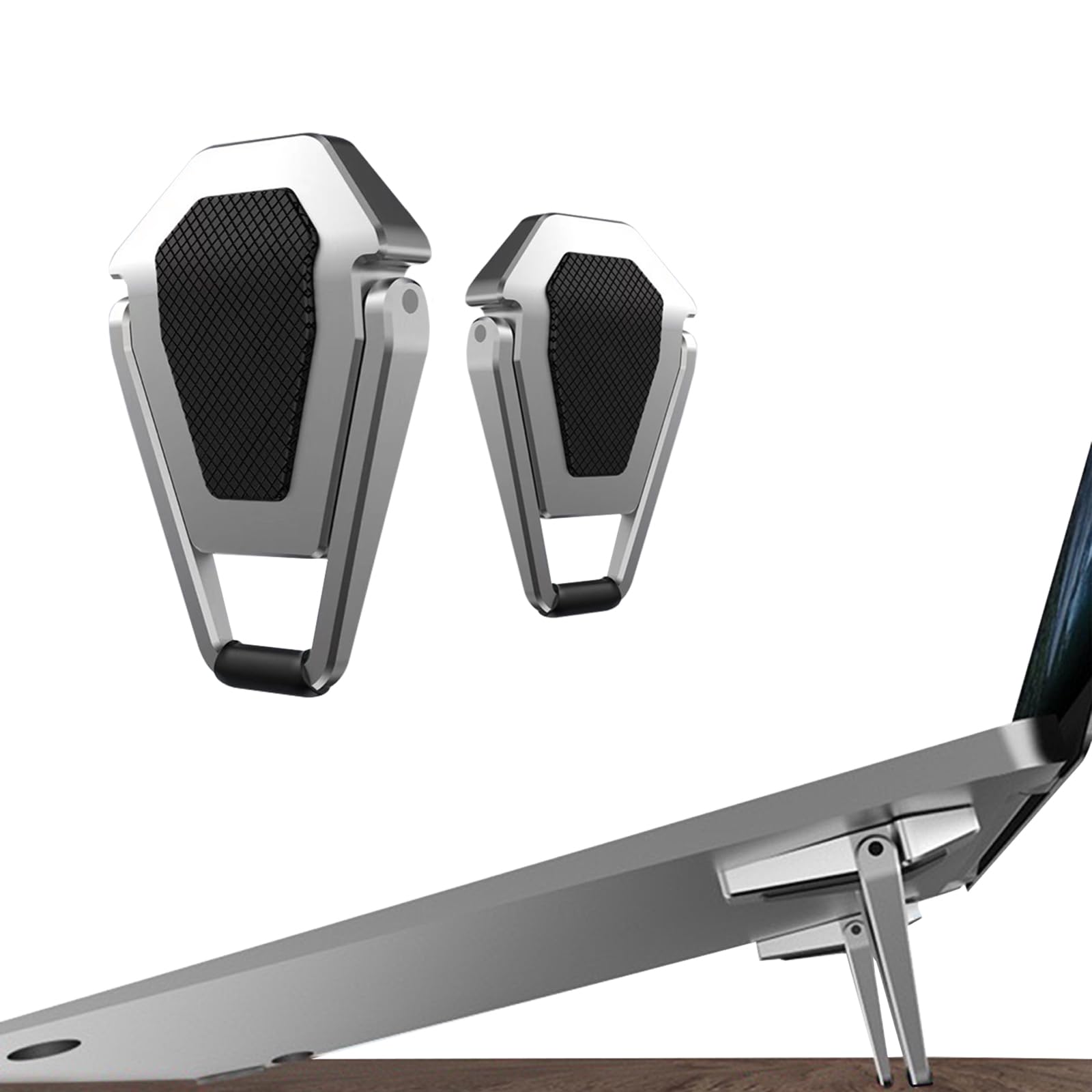 Laptop Stand Portable,Zinc Alloy Laptop Mini Stand,Laptop Riser Invisible,Ergonomic Laptop Stand Cooling Suitable For 12 20 Inch
